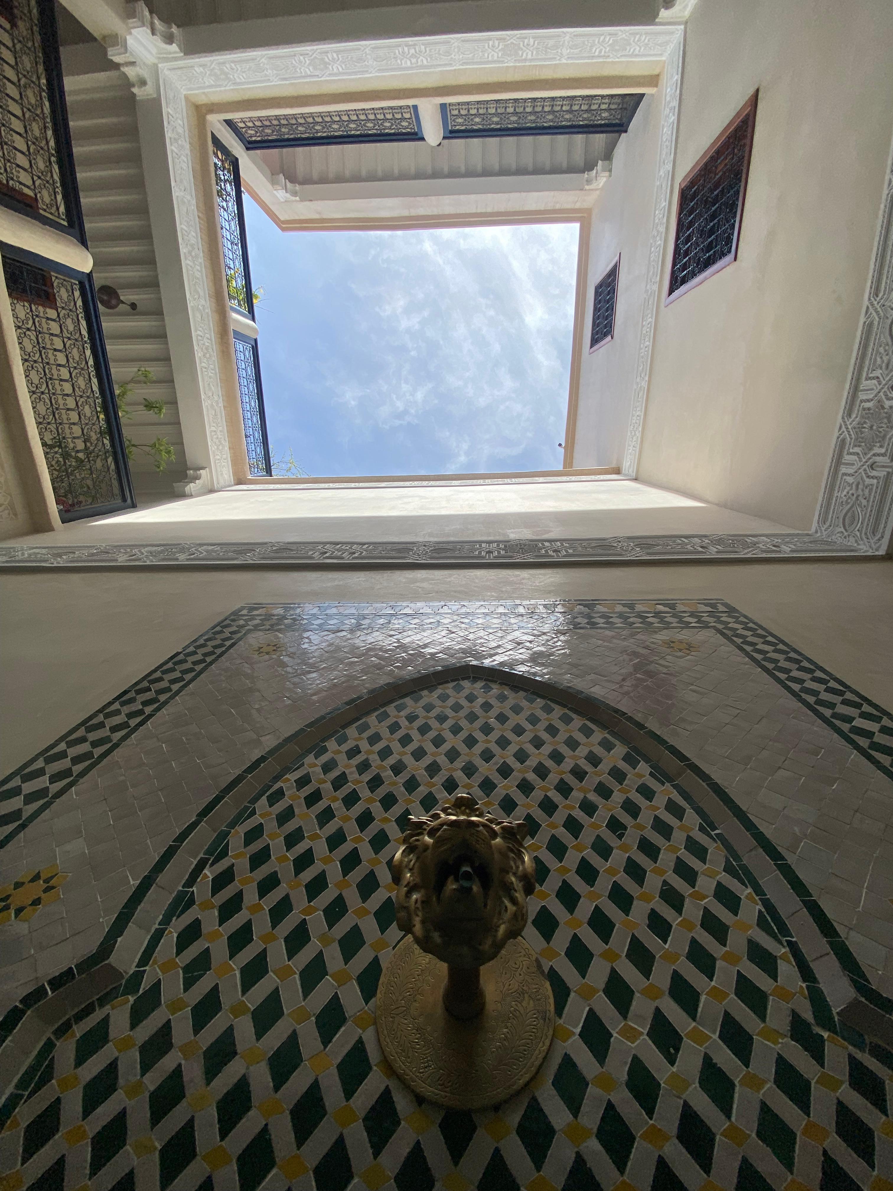 courtyard with pool