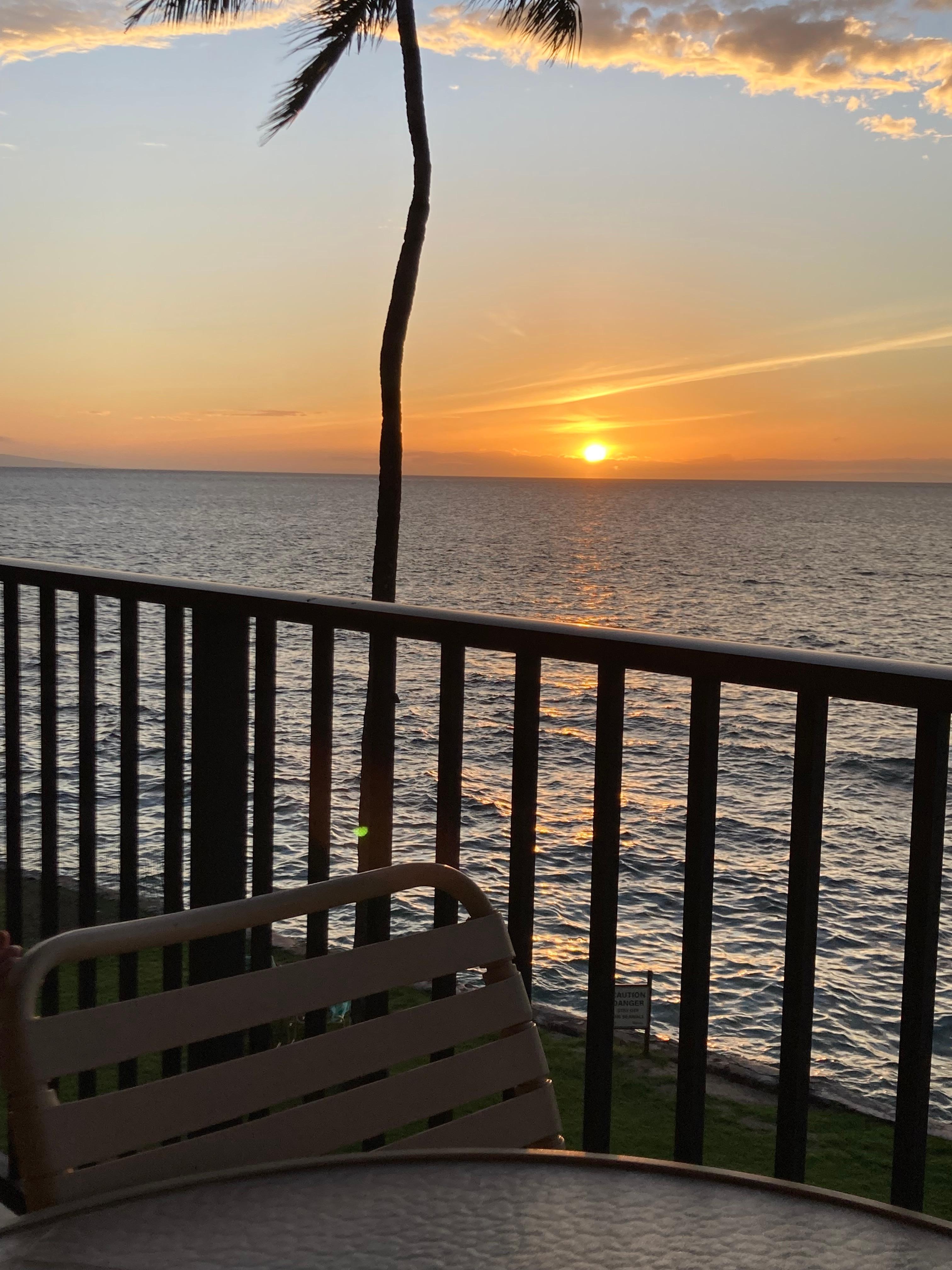 Maui at sunset