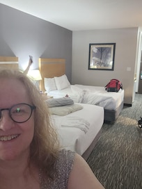 Very nice and comfortable beds.