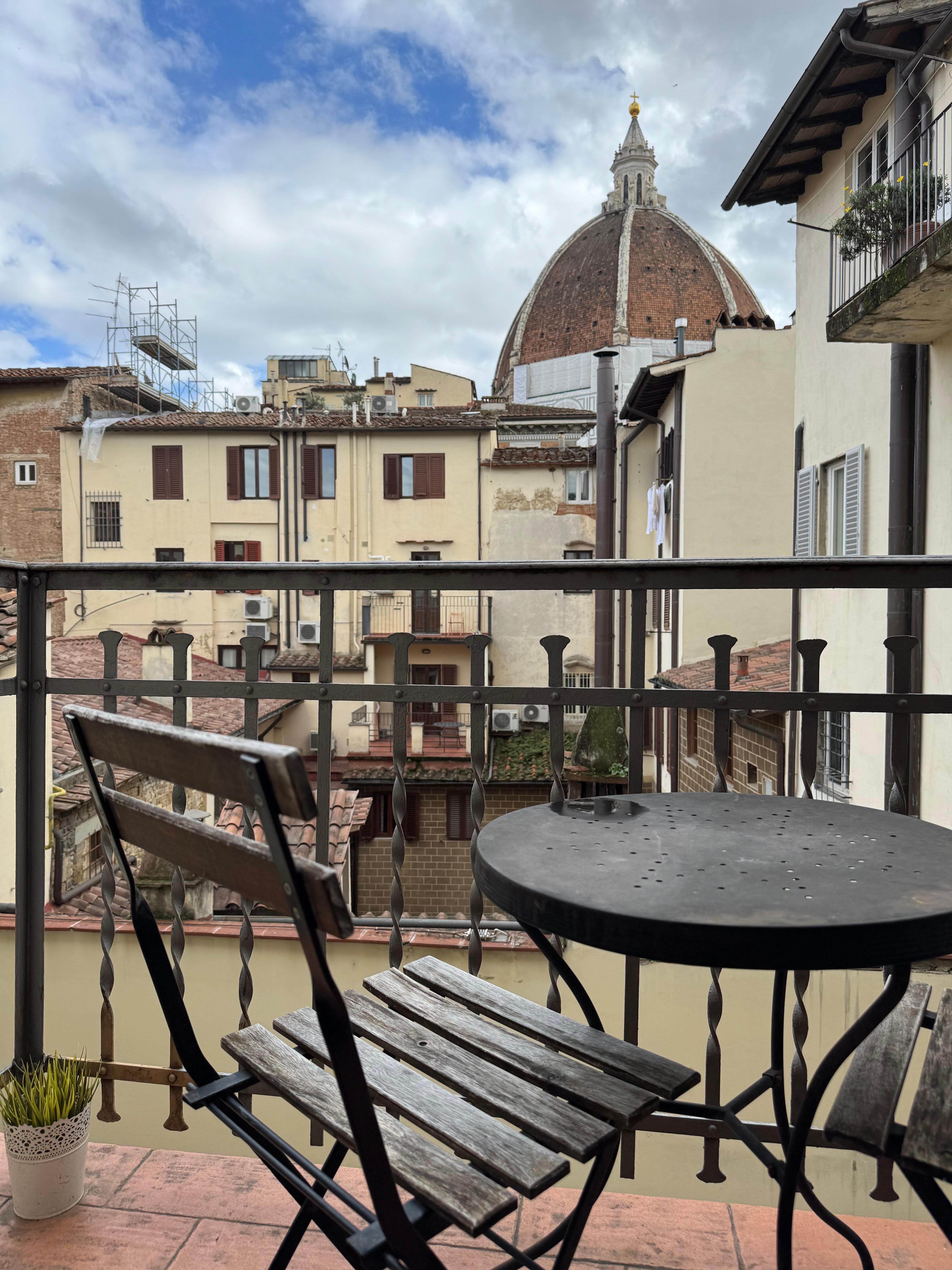 Our room view.  Che bella