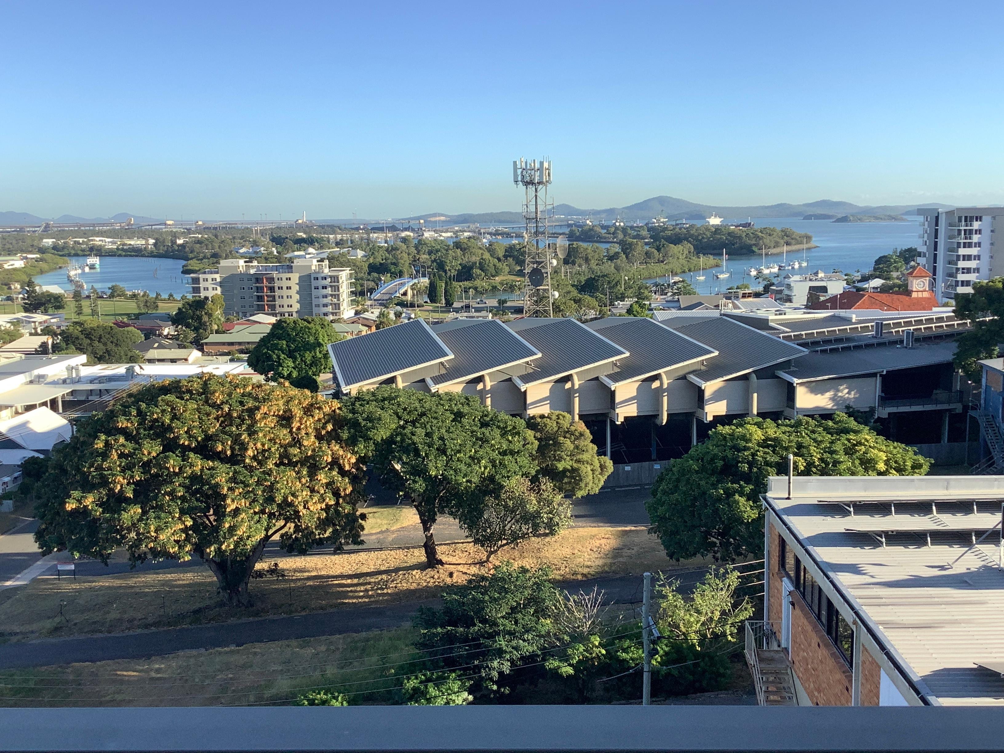 Great view from our room on the 6th floor. 