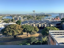 Great view from our room on the 6th floor.