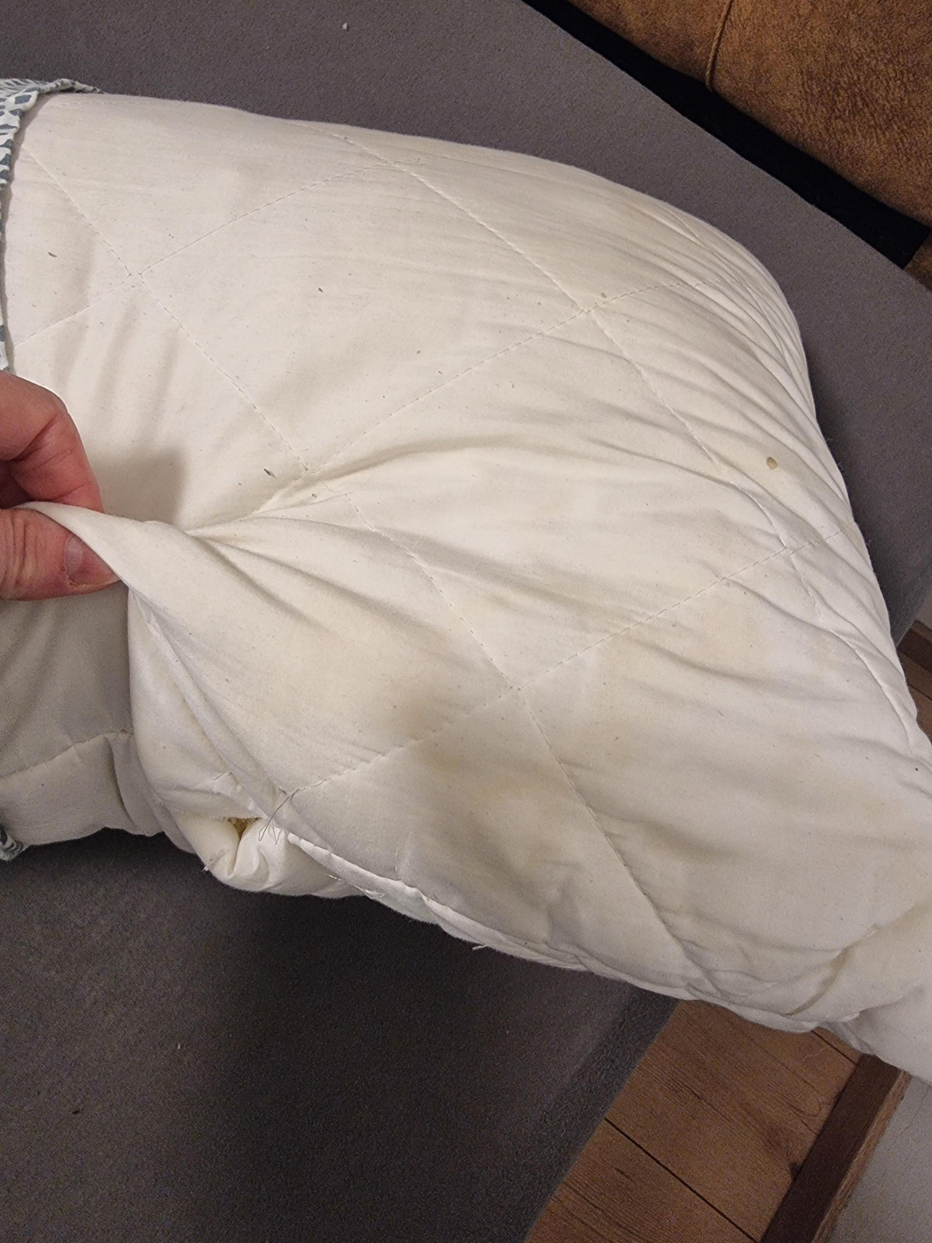 Pillows are very old, very lumpy, dirty and torn. We were promised new pillows but none came despite asking for 4 days 