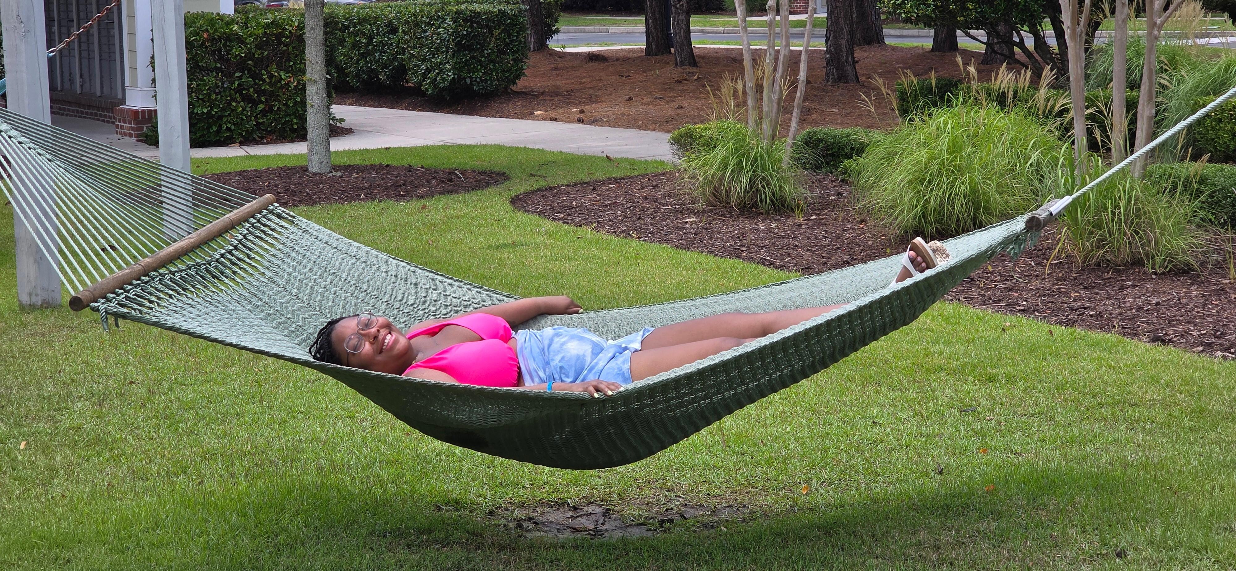 Chilling in the hammock 