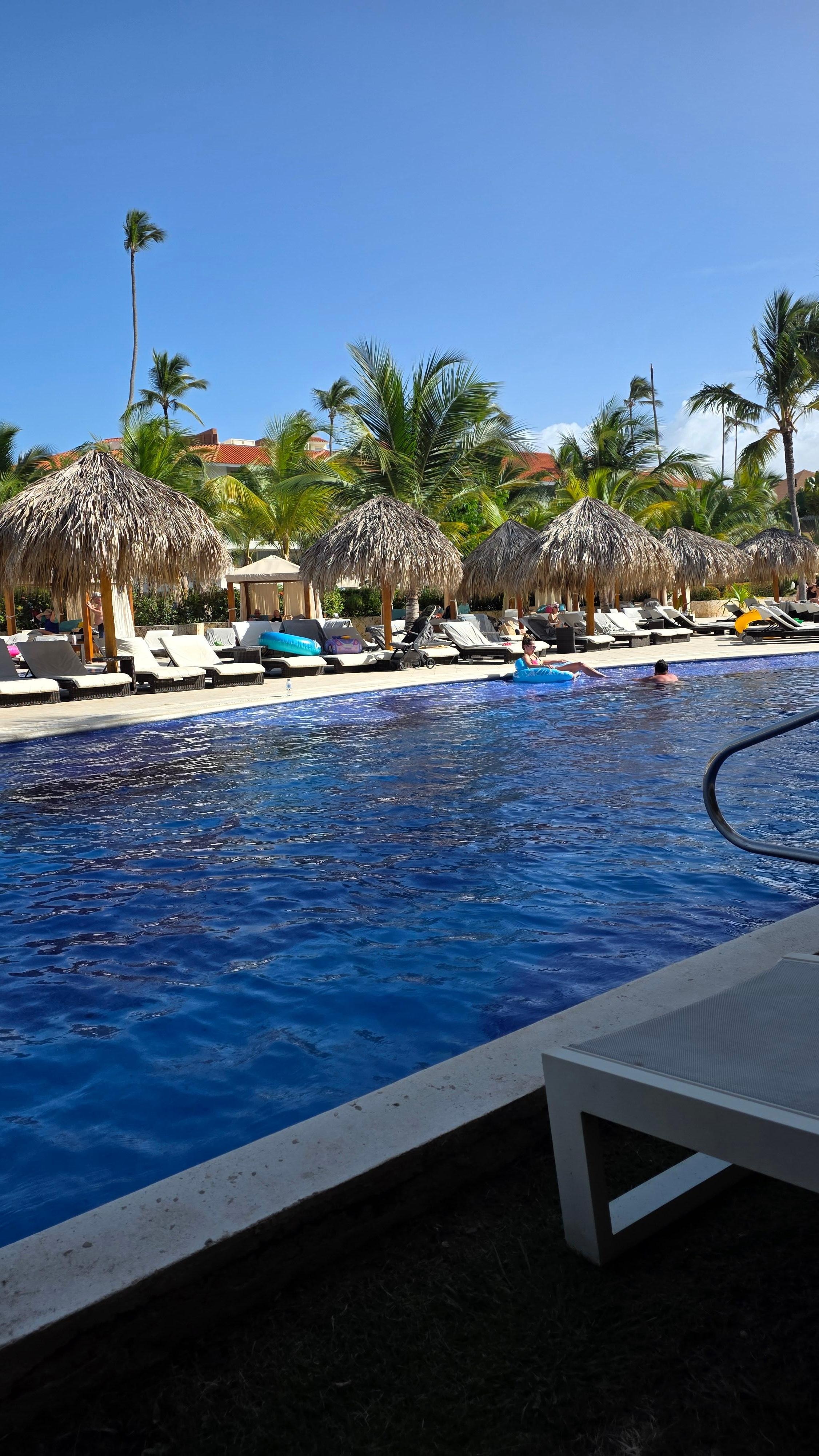 Our swim up pool room