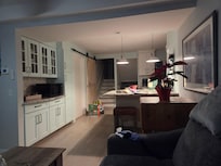 Entry and kitchen area