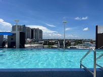 Rooftop pool