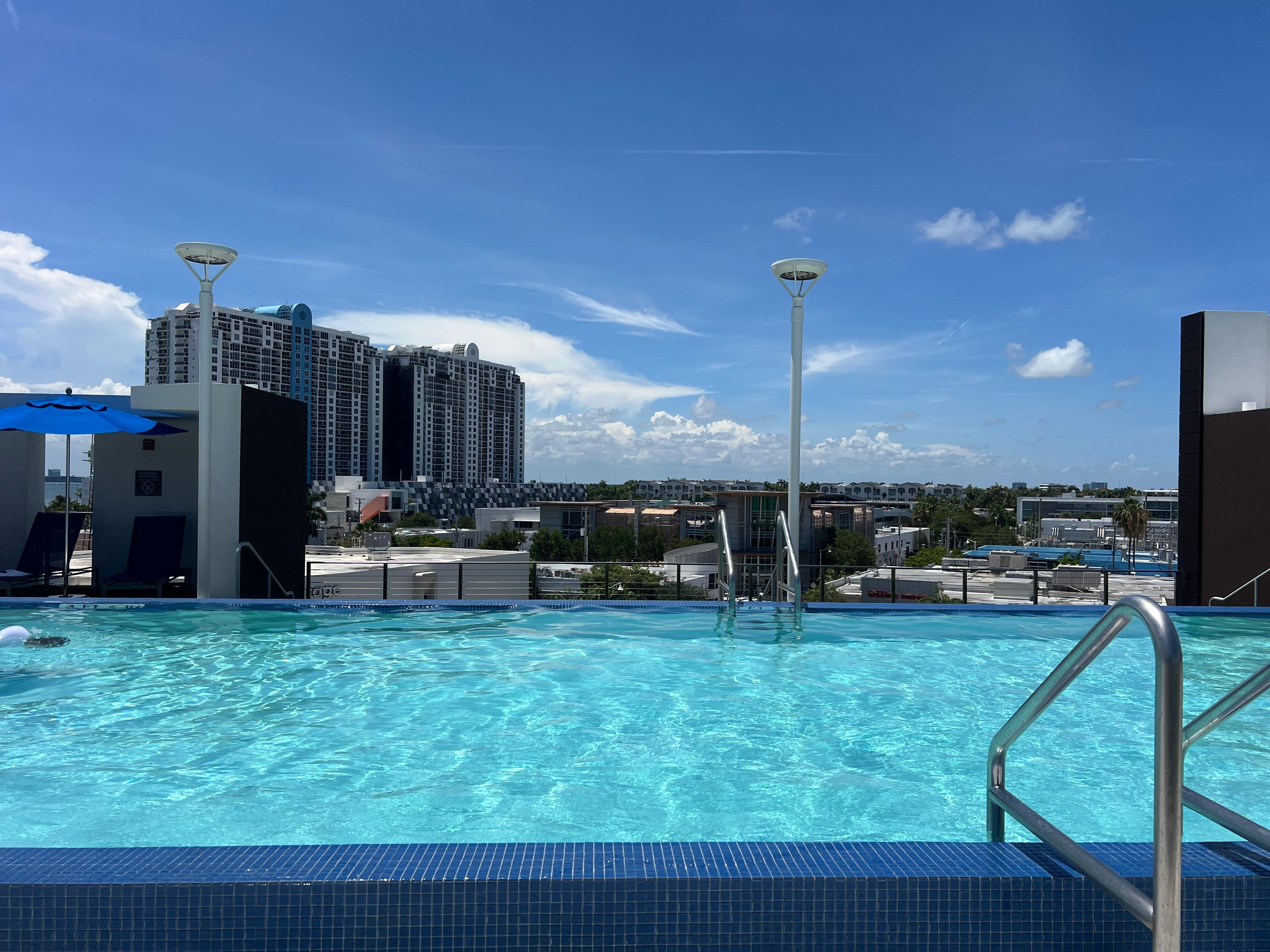 Rooftop pool