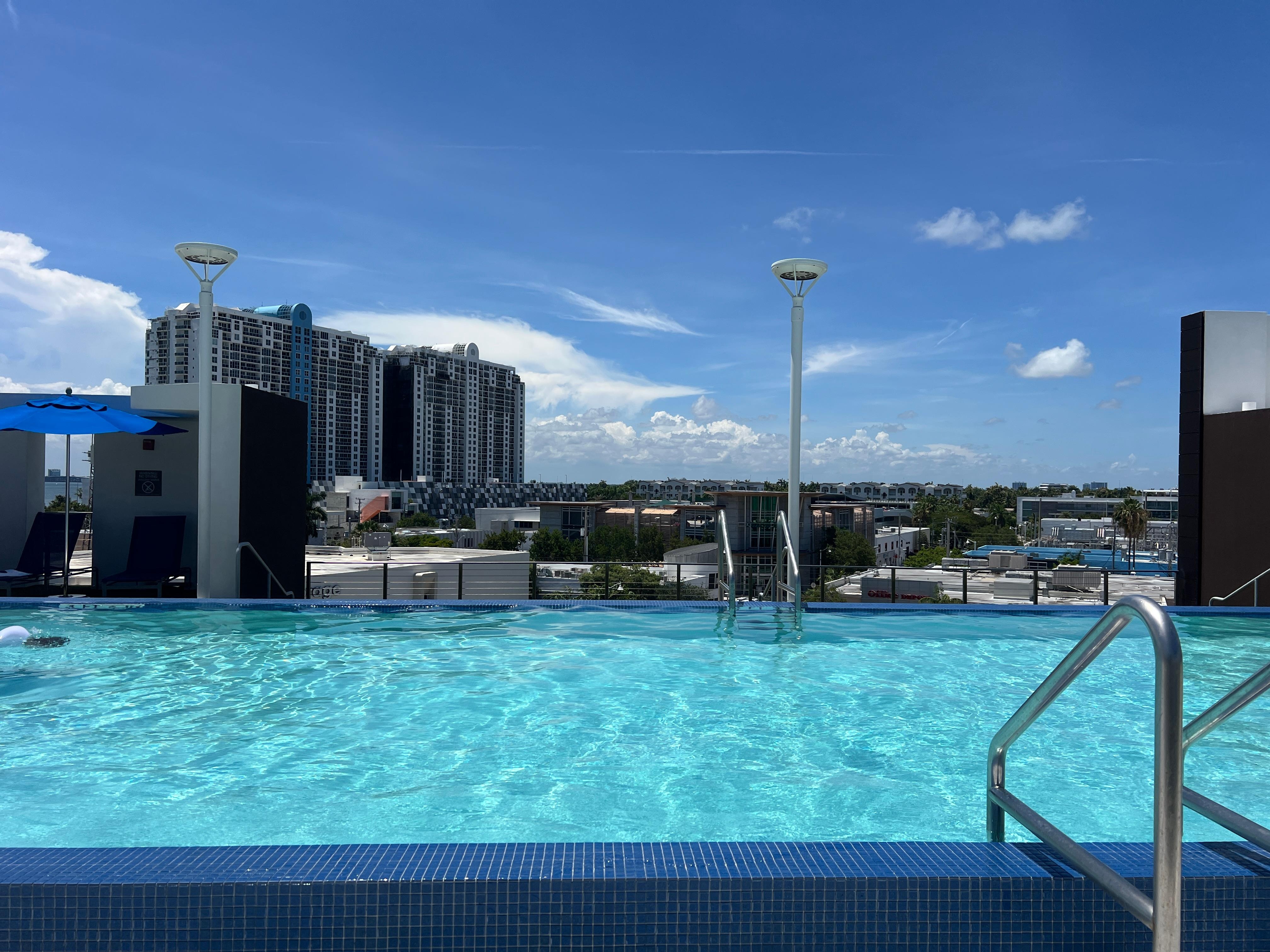 Rooftop pool