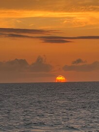 Sunsets were beyond beautiful. They always are in this area. The view from our spot on the balcony was perfect.