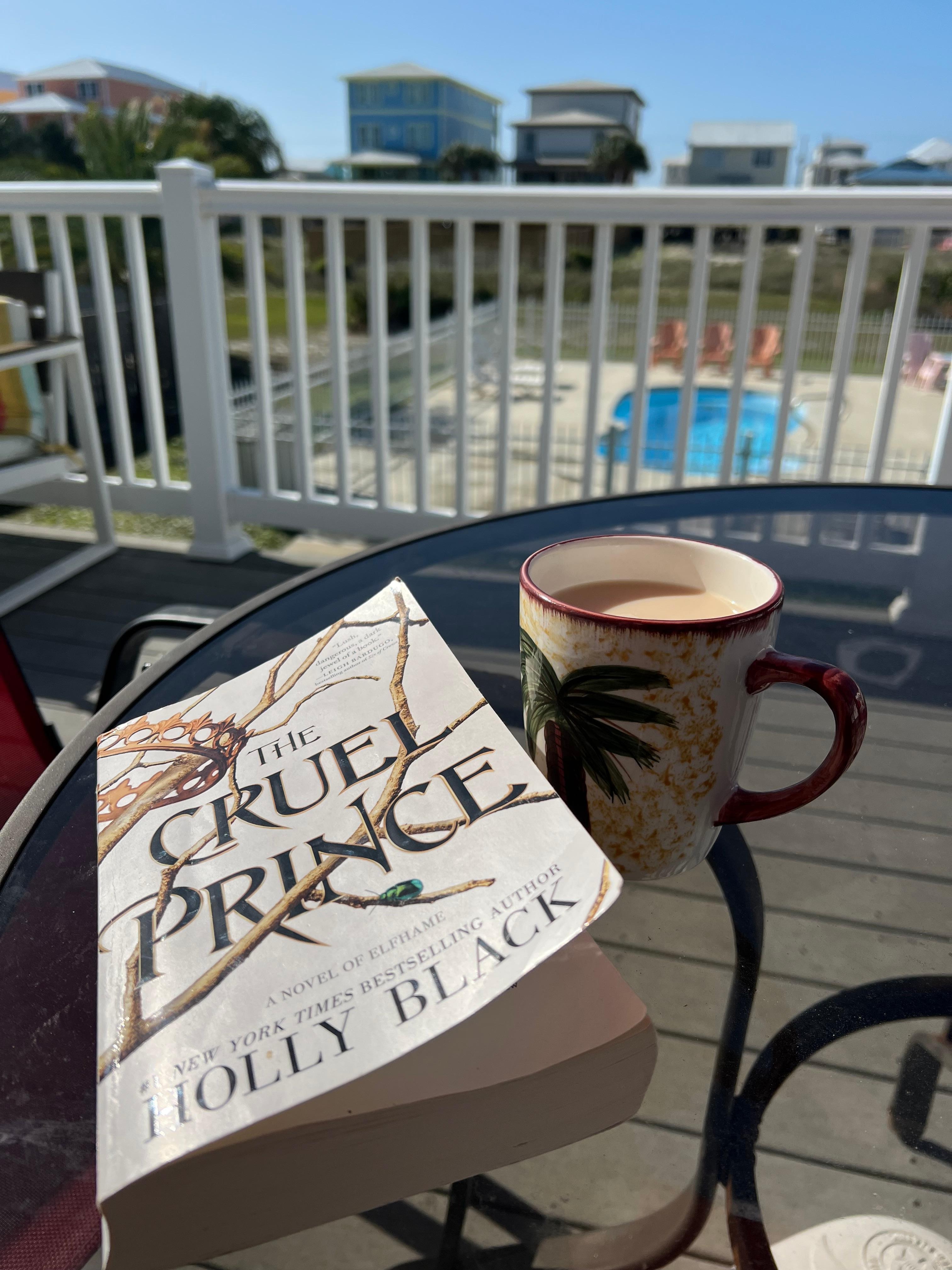 From the back deck. Great porch! 