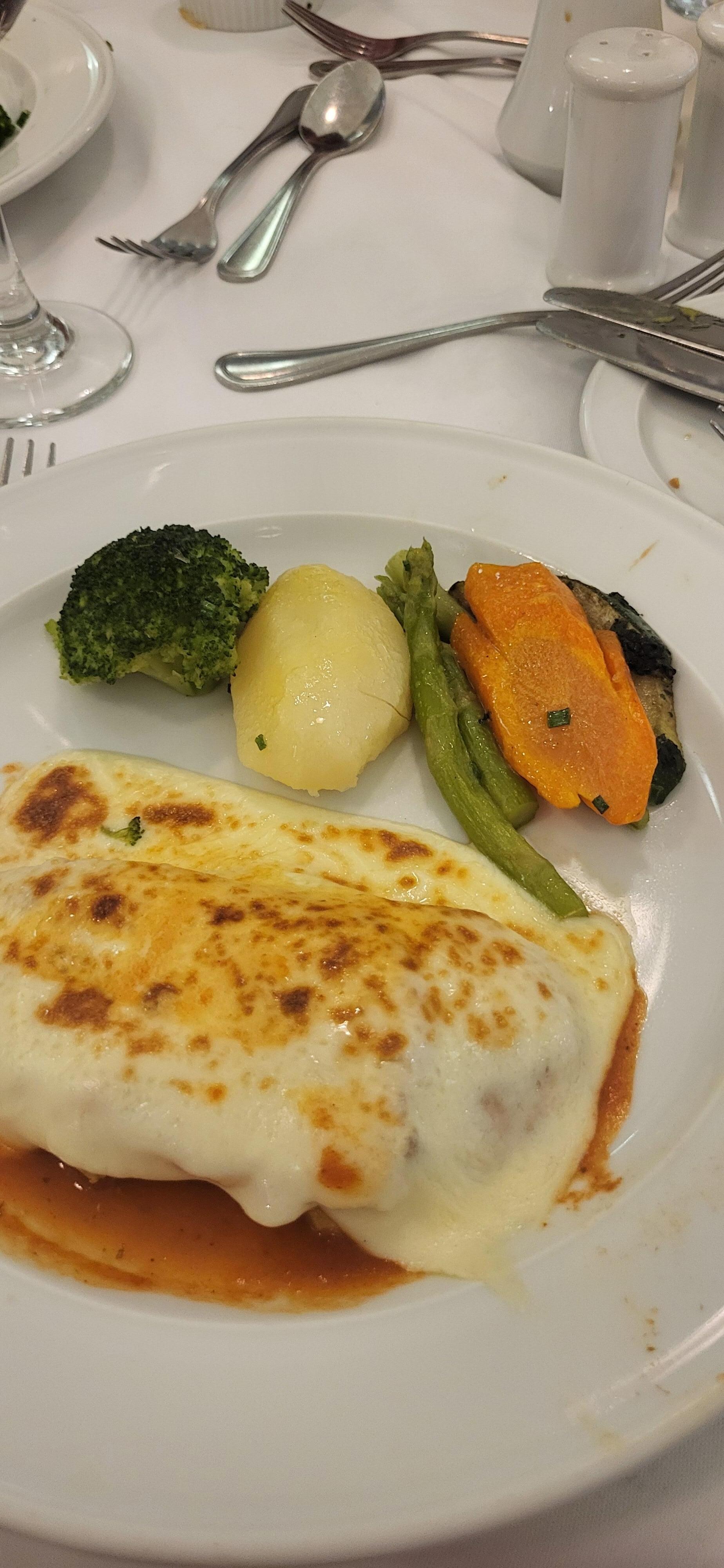 Italian food was delicious!