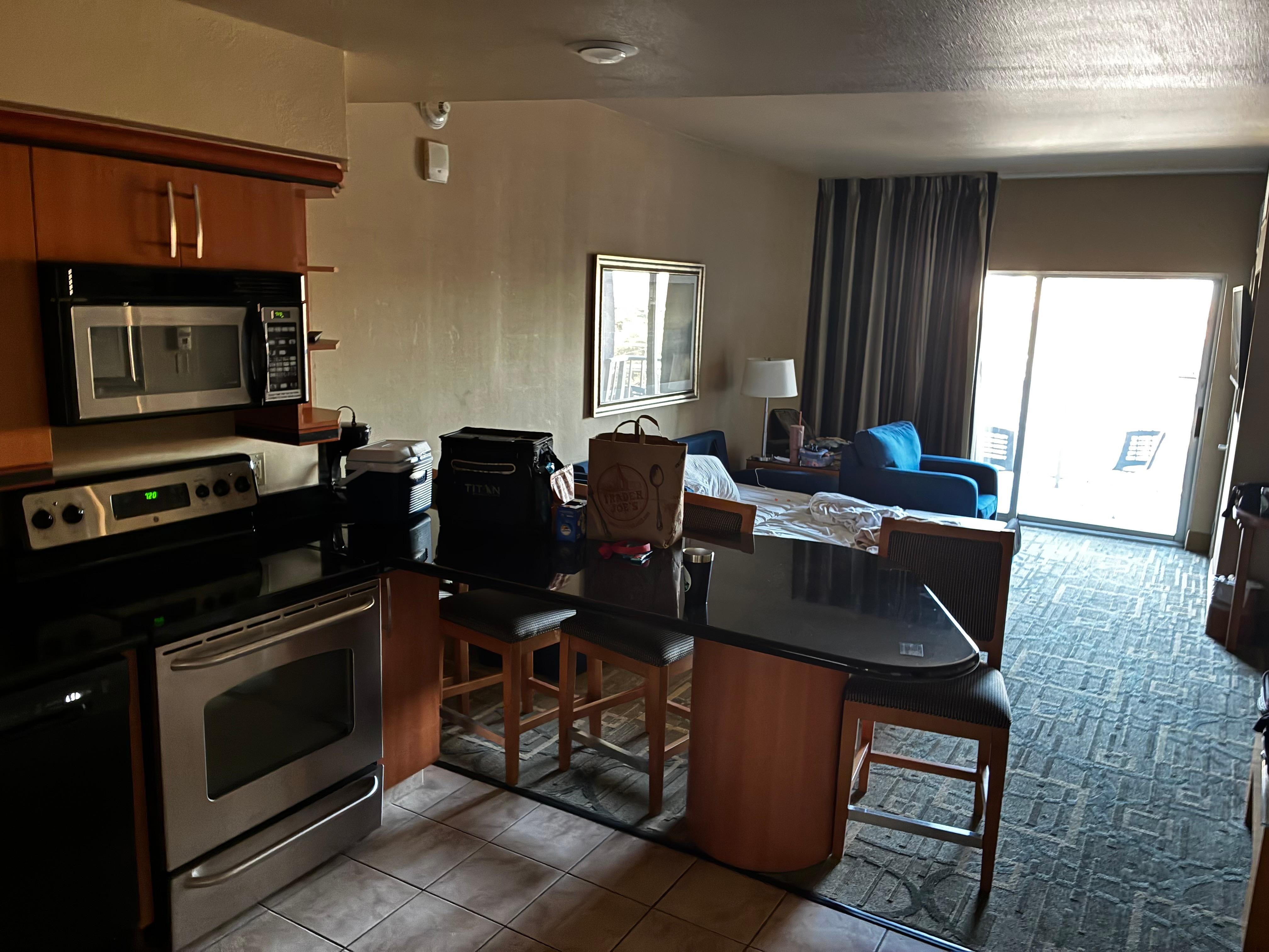 Kitchen and living room 