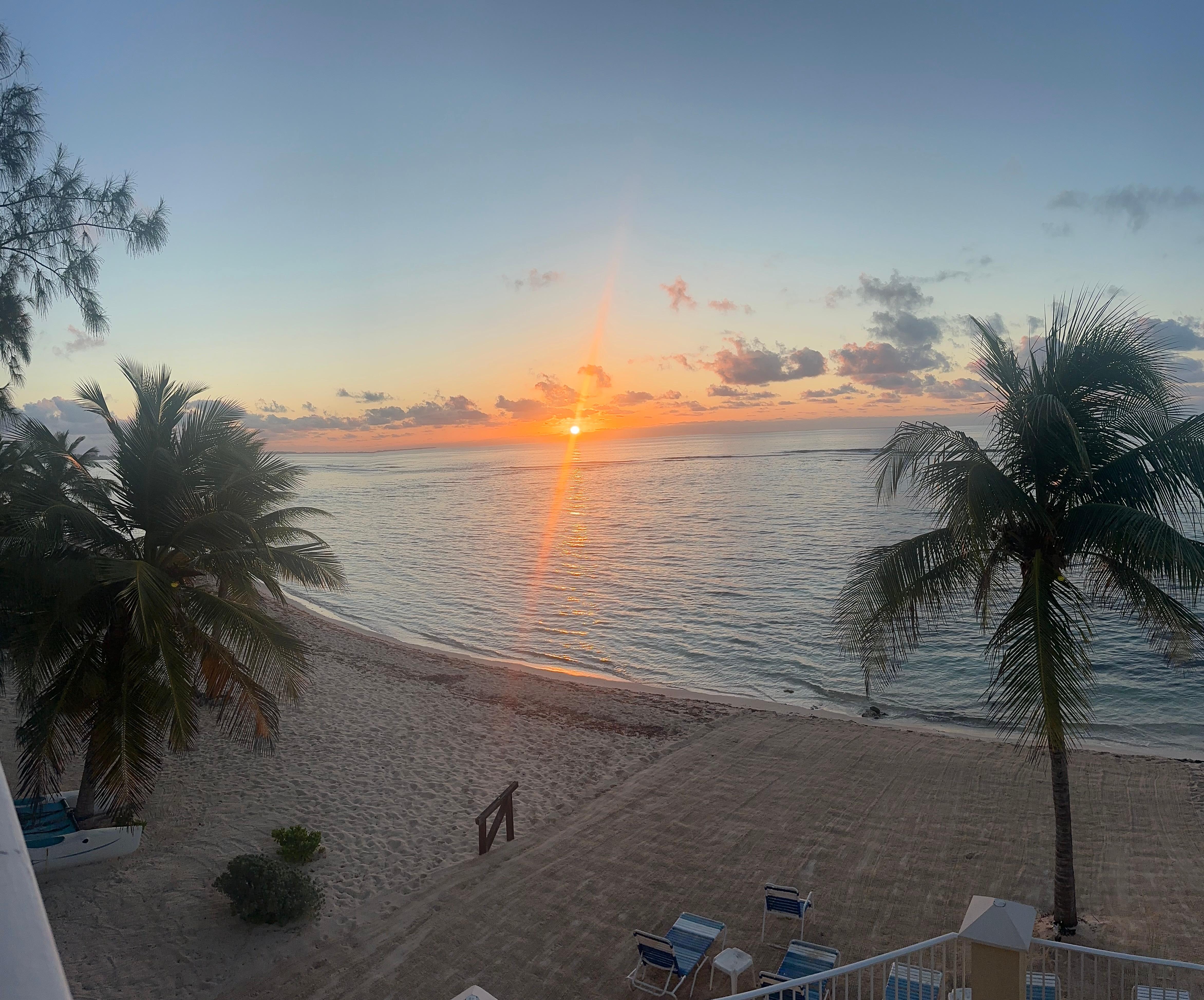 Sunrise from masterbedroom