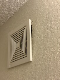 Vent in bathroom
