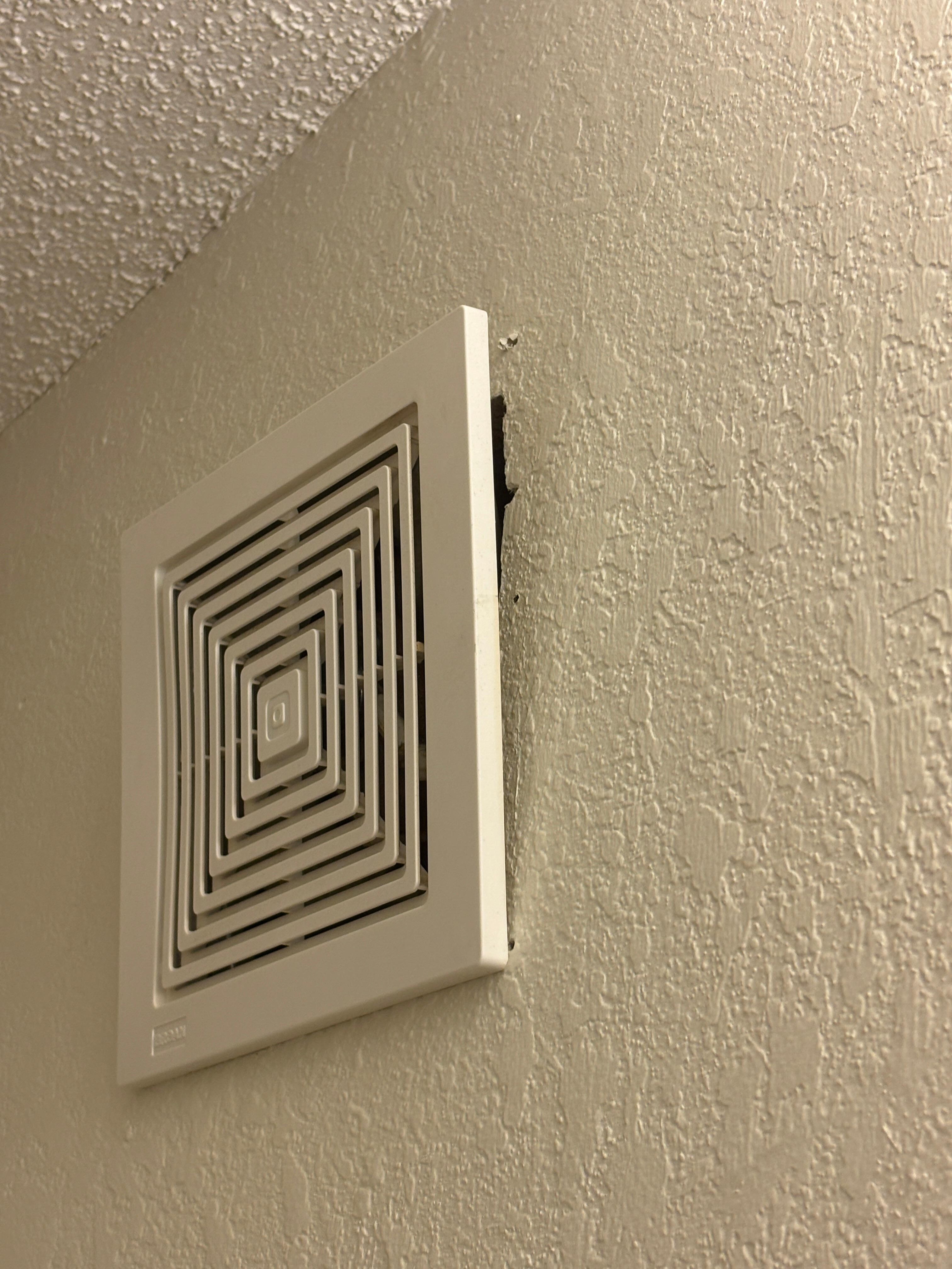 Vent in bathroom