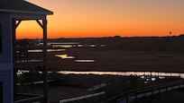 Sunset from deck