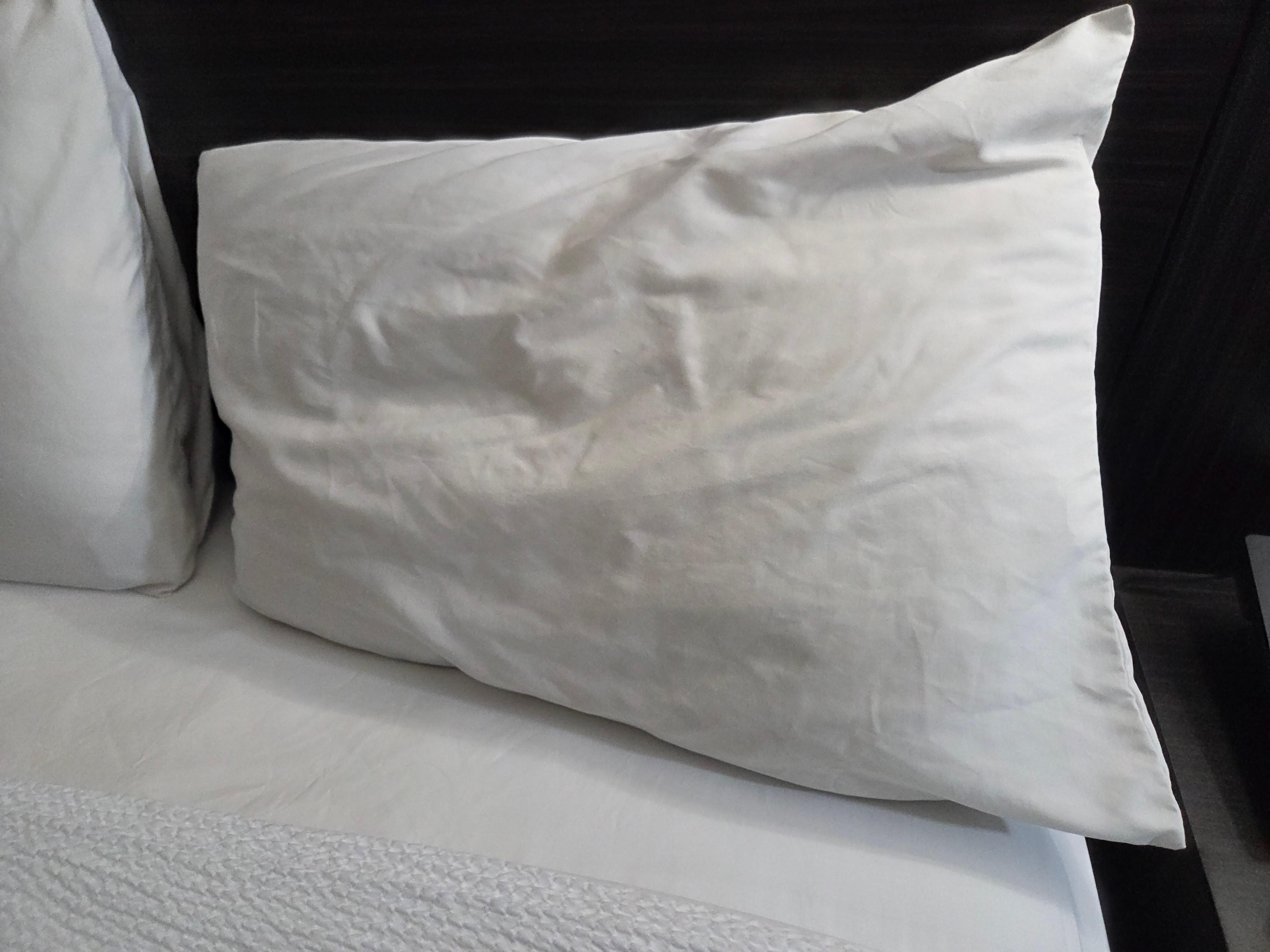 Yellow stains on the pillow case