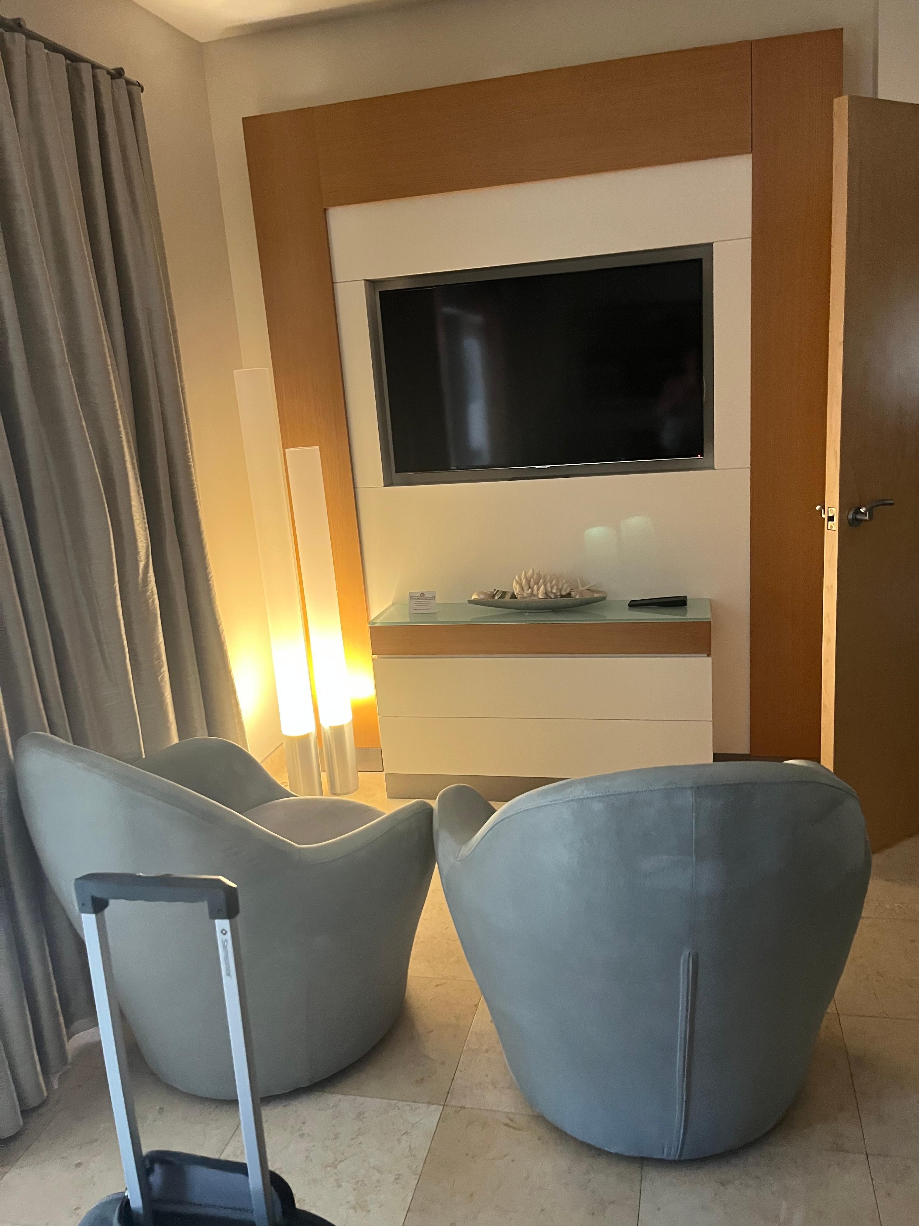 Sitting area in room