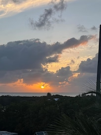 Sunset from the rooftop