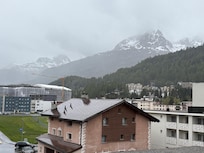 From the balcony.
