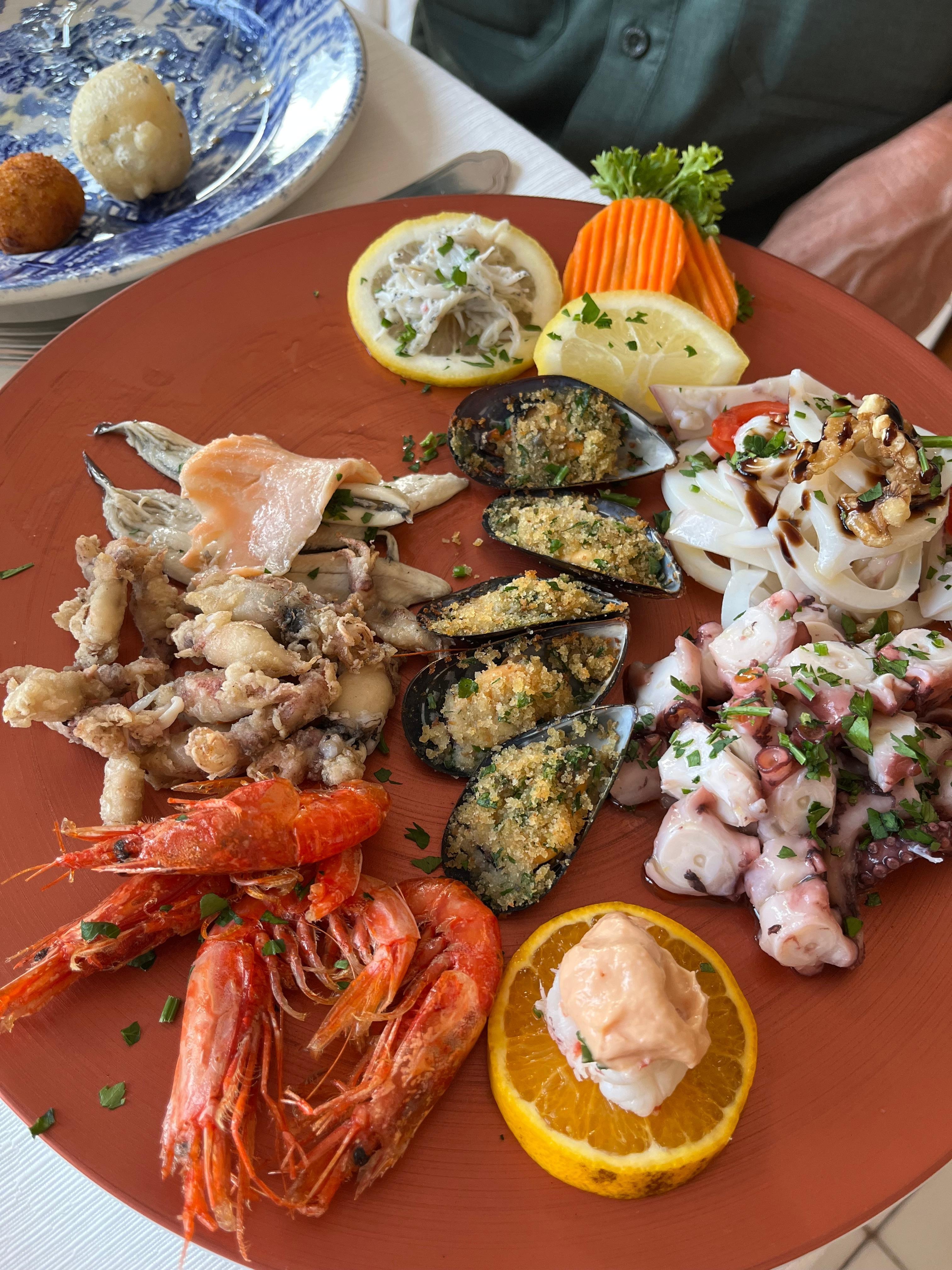 Appetizer
at restaurant 