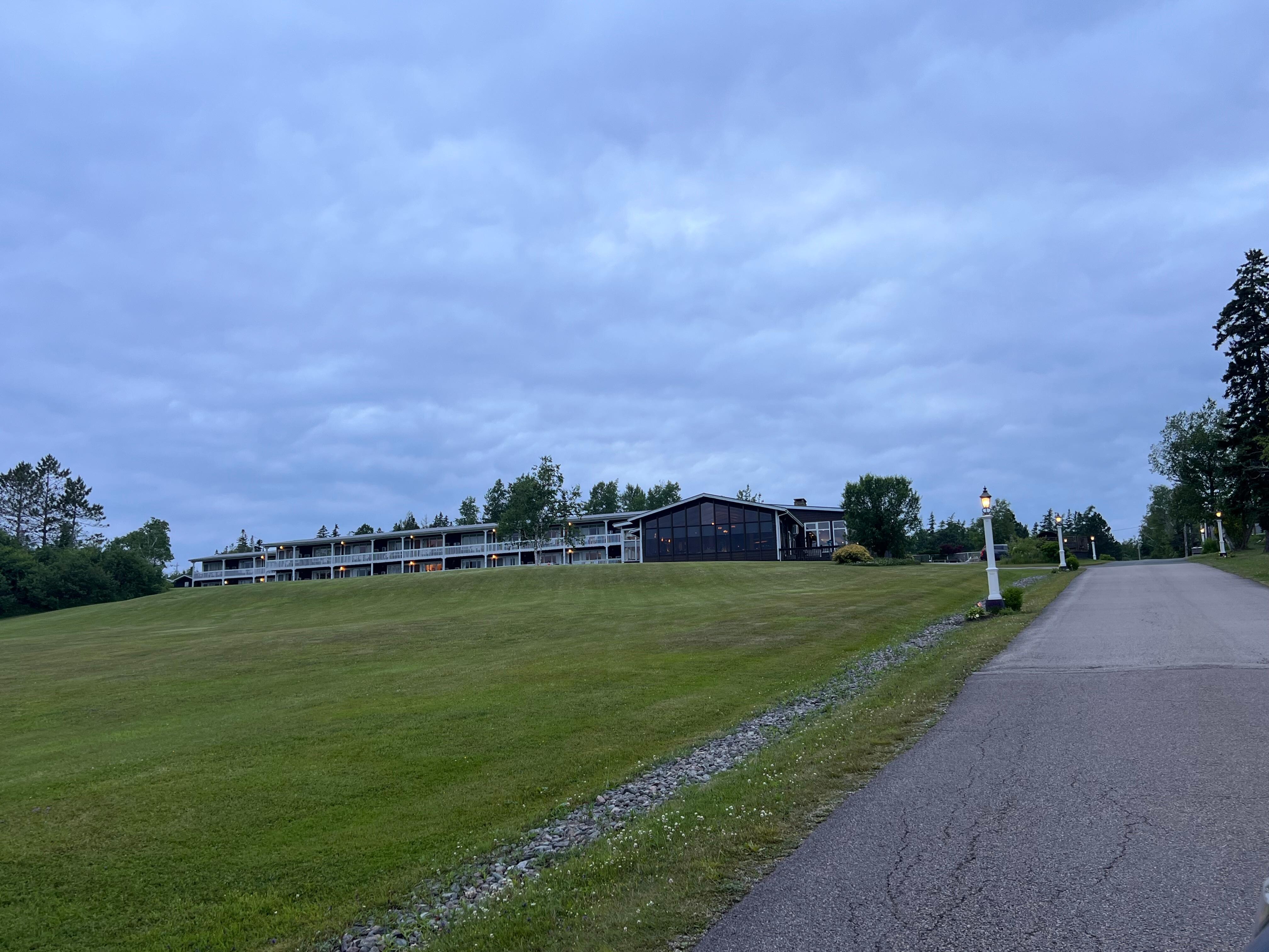 The property from the road. š