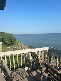 Beautiful deck and view