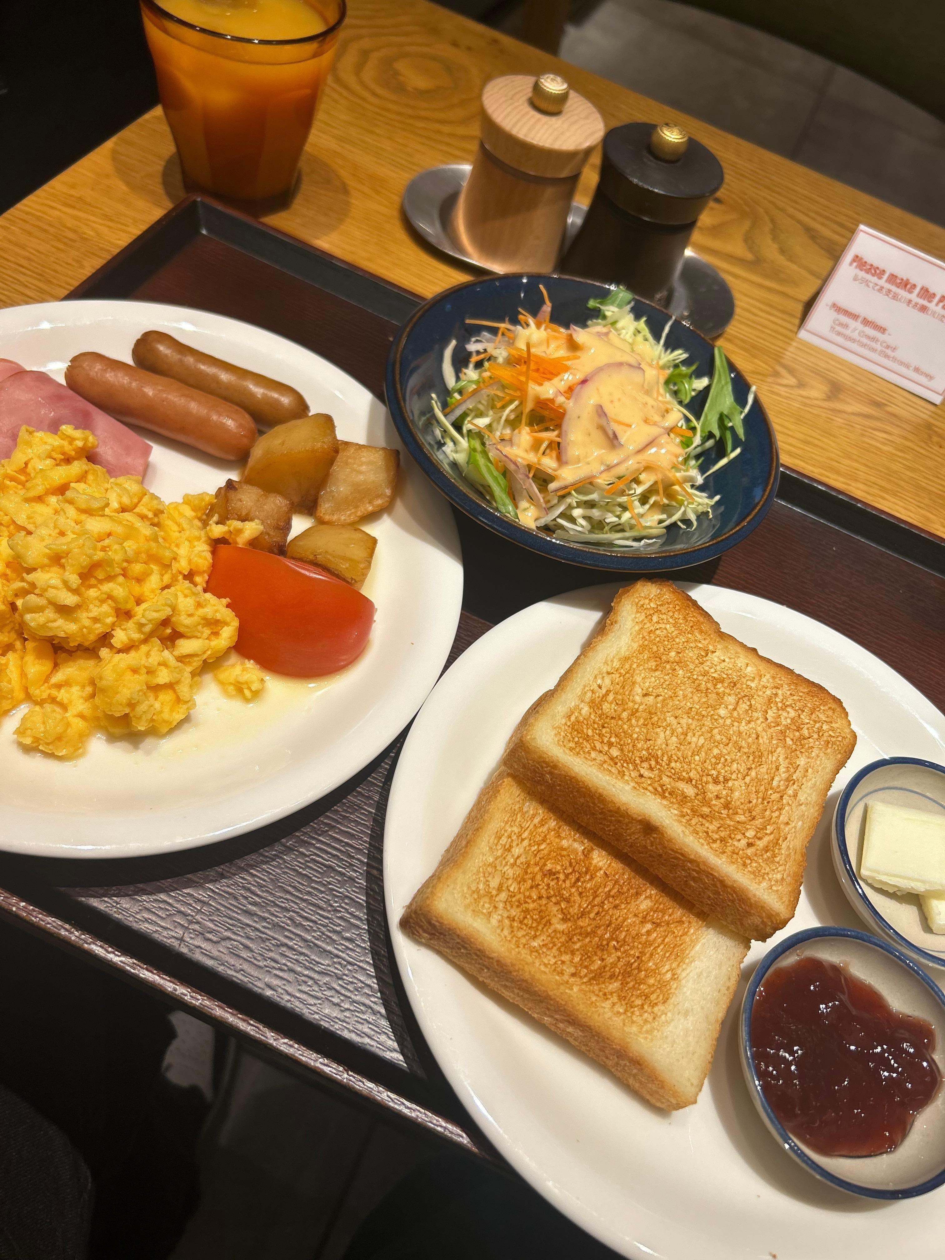 Paid Hotel breakfast