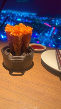 Spectacular view from inside Sky Bar.