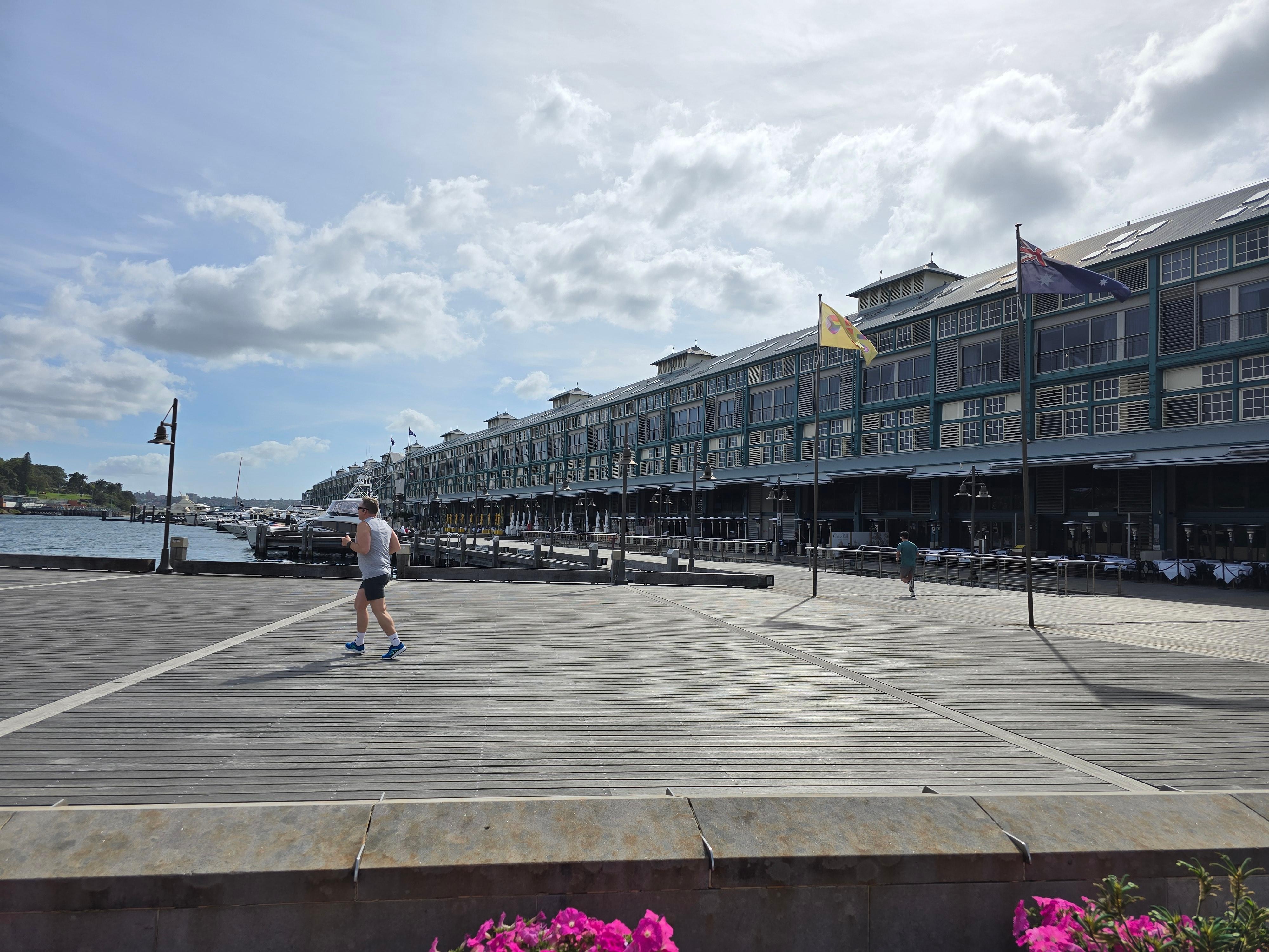 View from outside the apartment. 