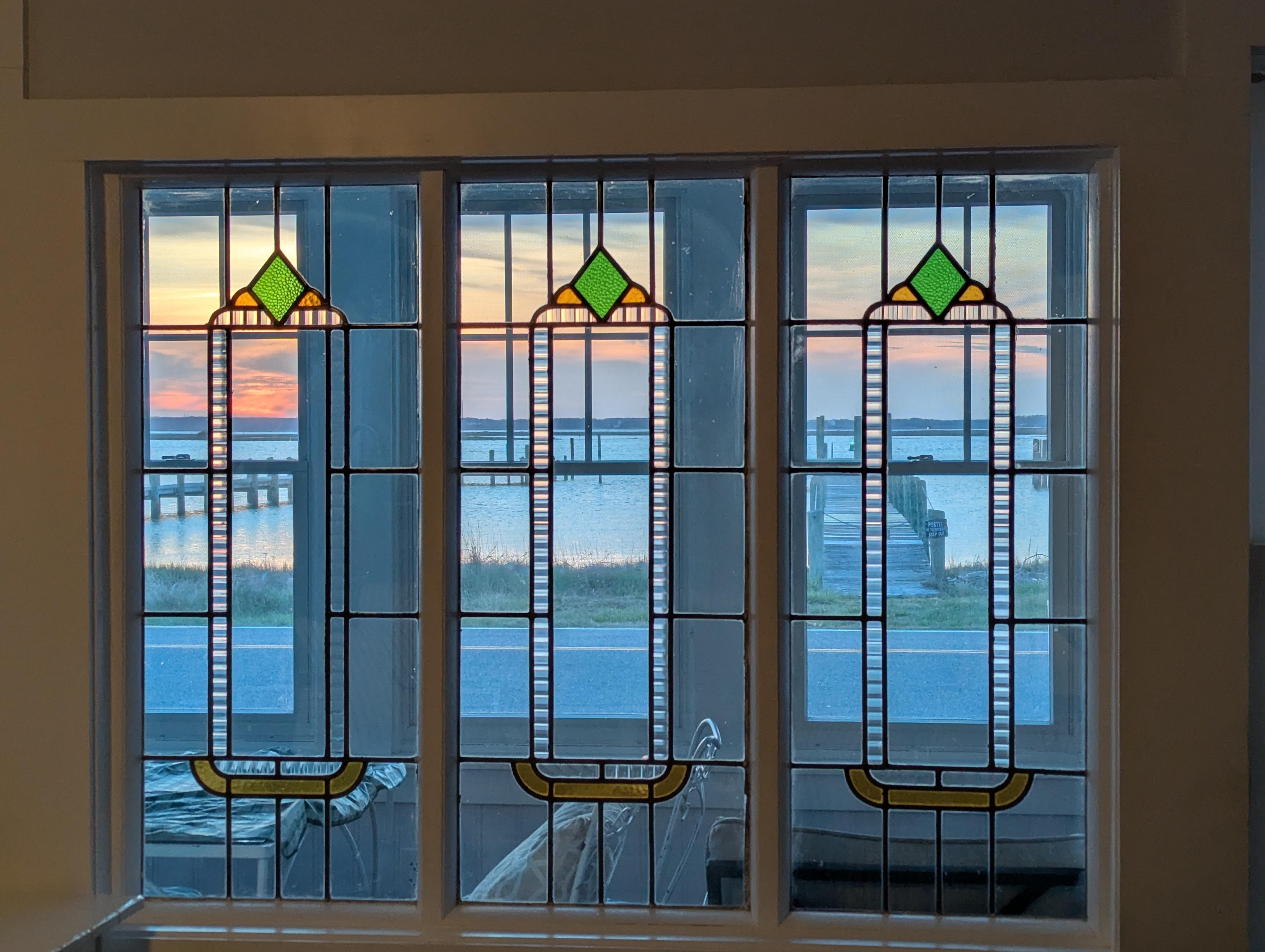 View out the front window 