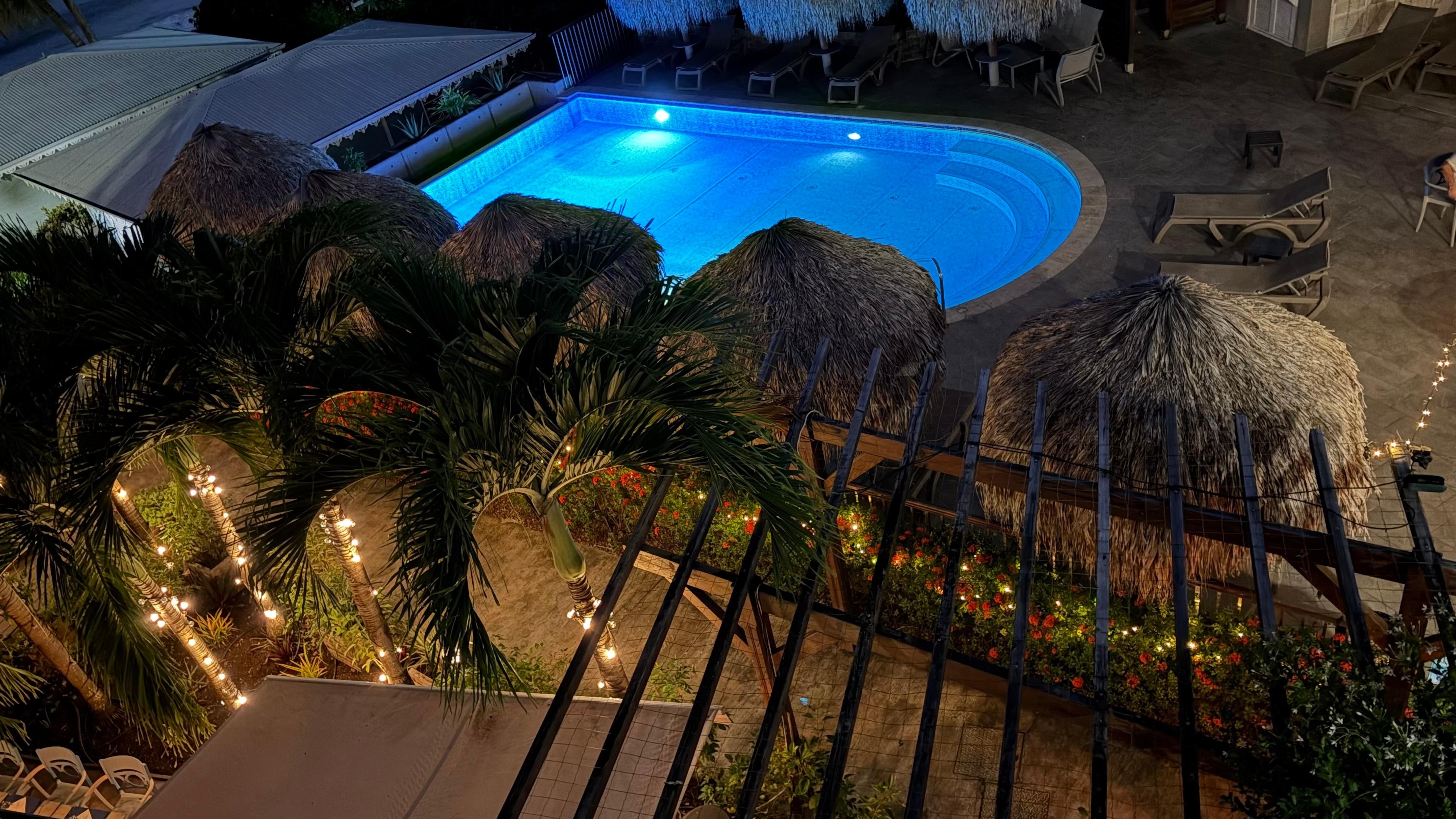 Pool at night 