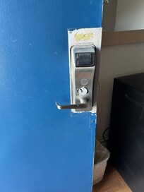 Door was unsafe