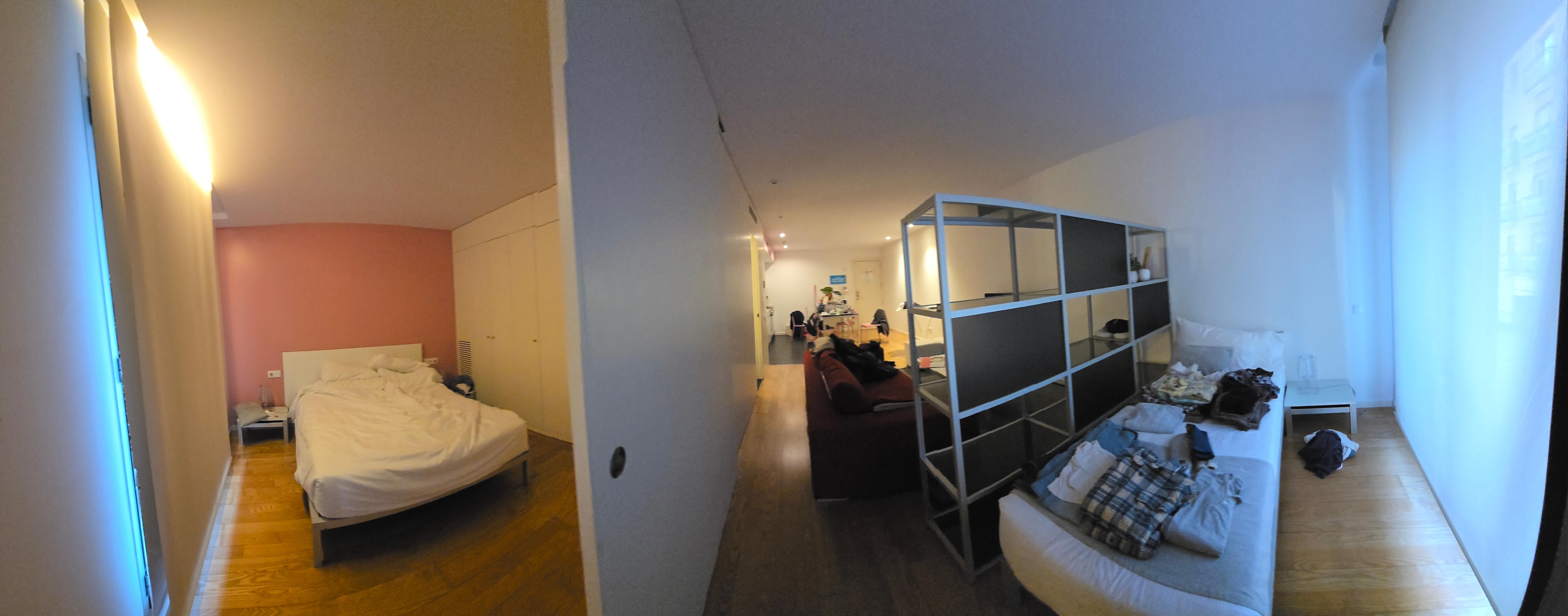 Panorama of the apartment