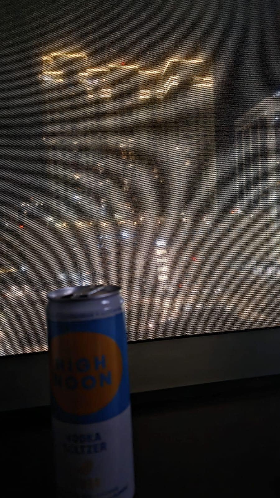 Night view from the room 