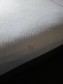 Stains on a freshly made bed?