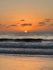 Sunset down the street