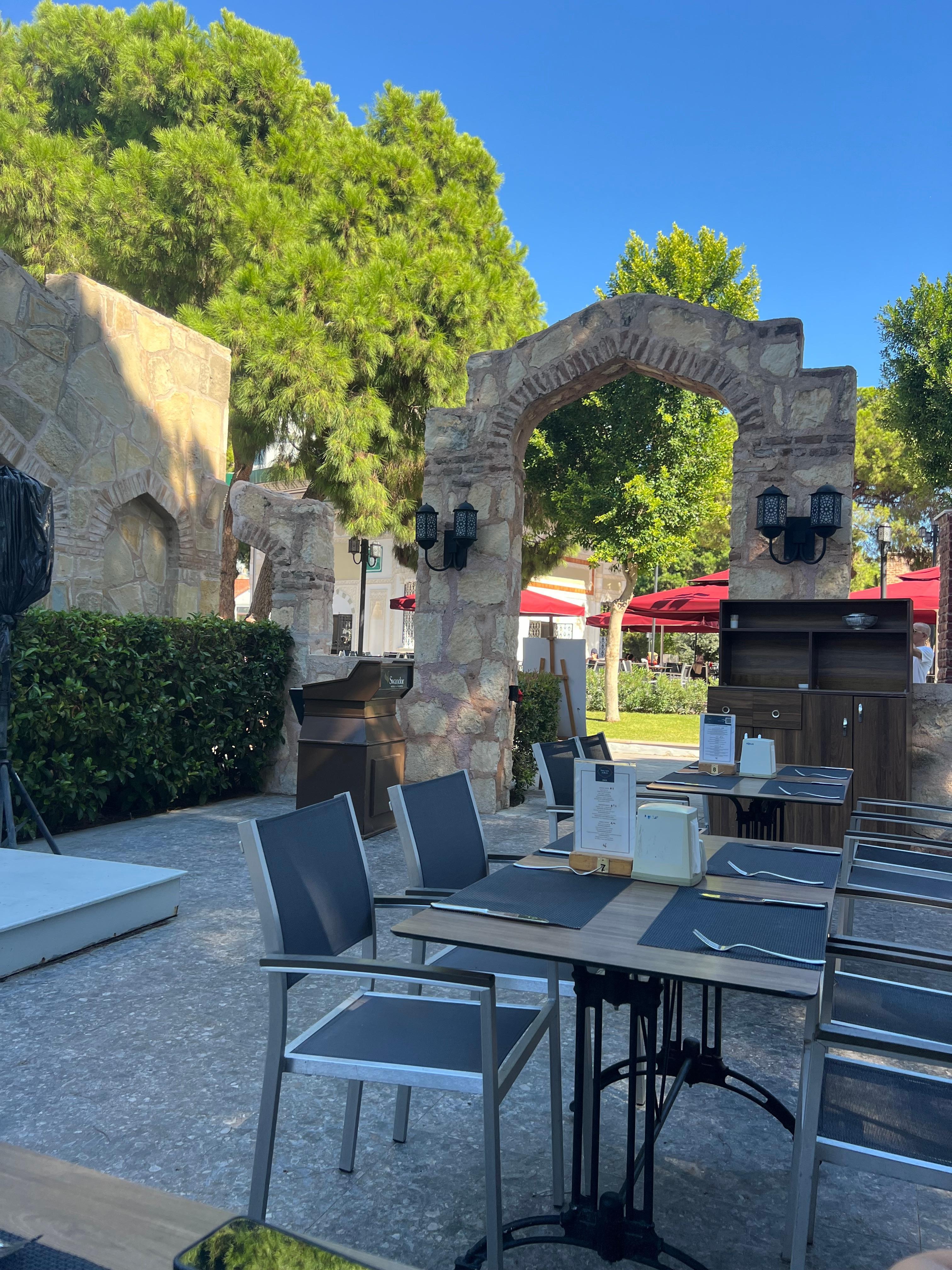 Das super leckere a-la carte Restaurant in der Anlage 