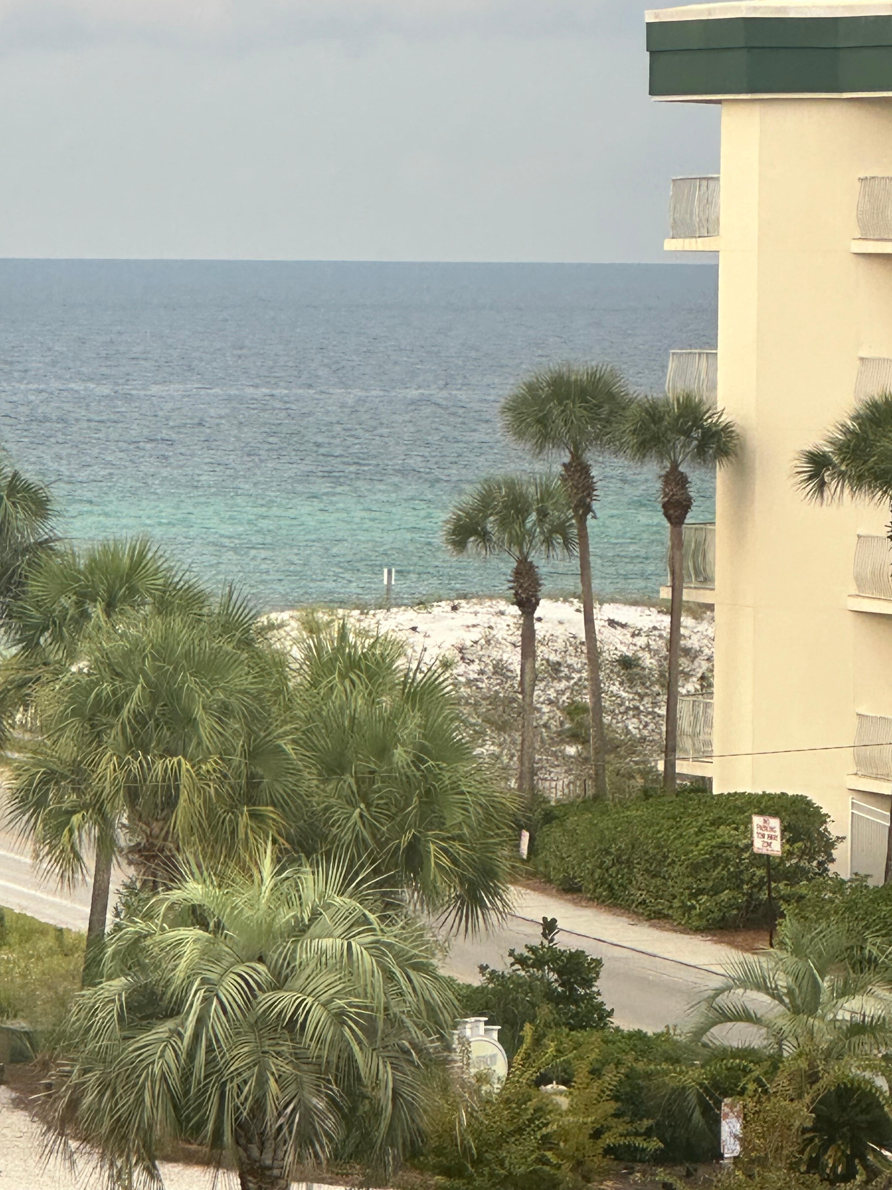 View straight ahead from balcony