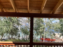View from my cabin porch