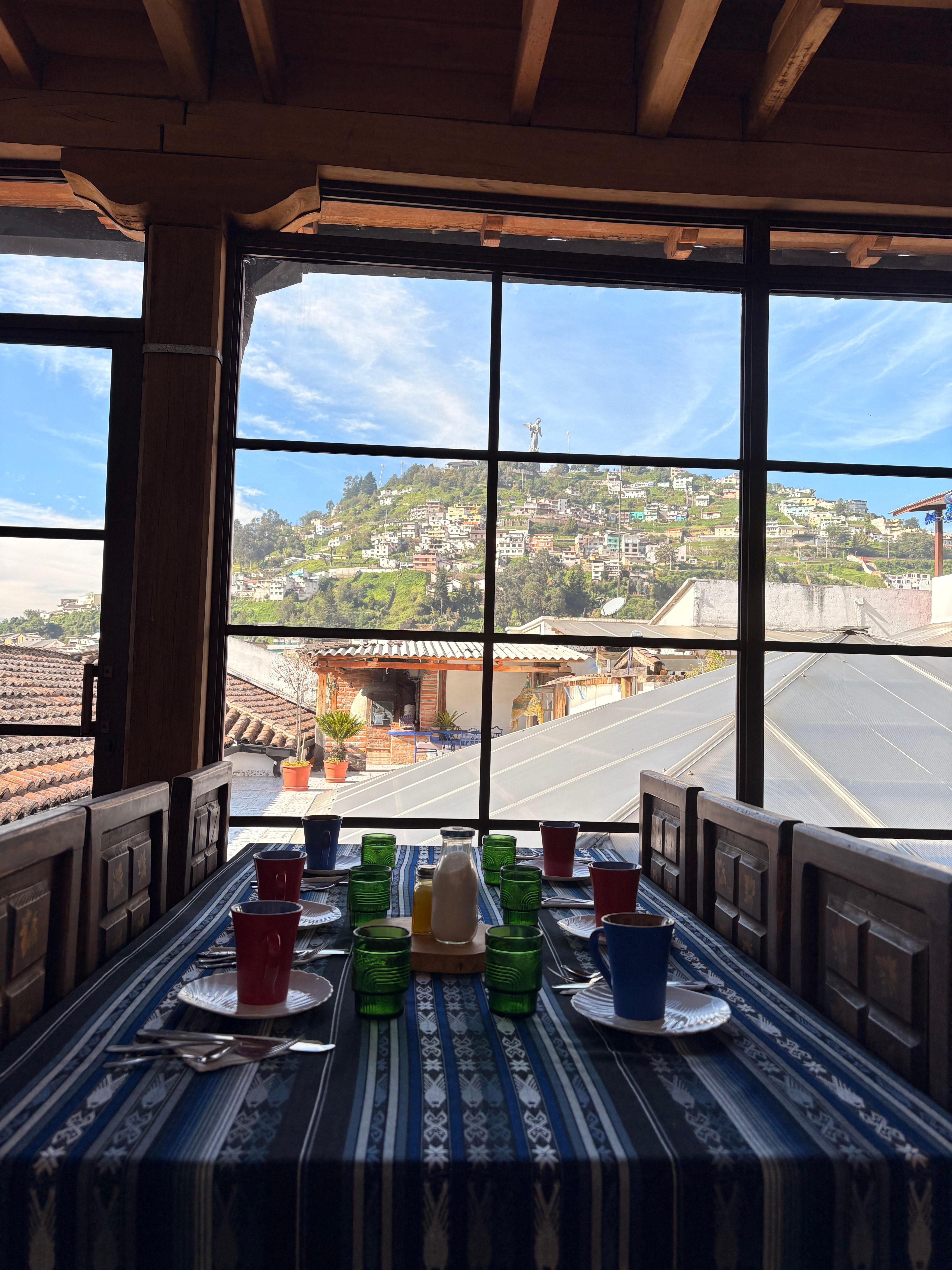 View from the breakfast room