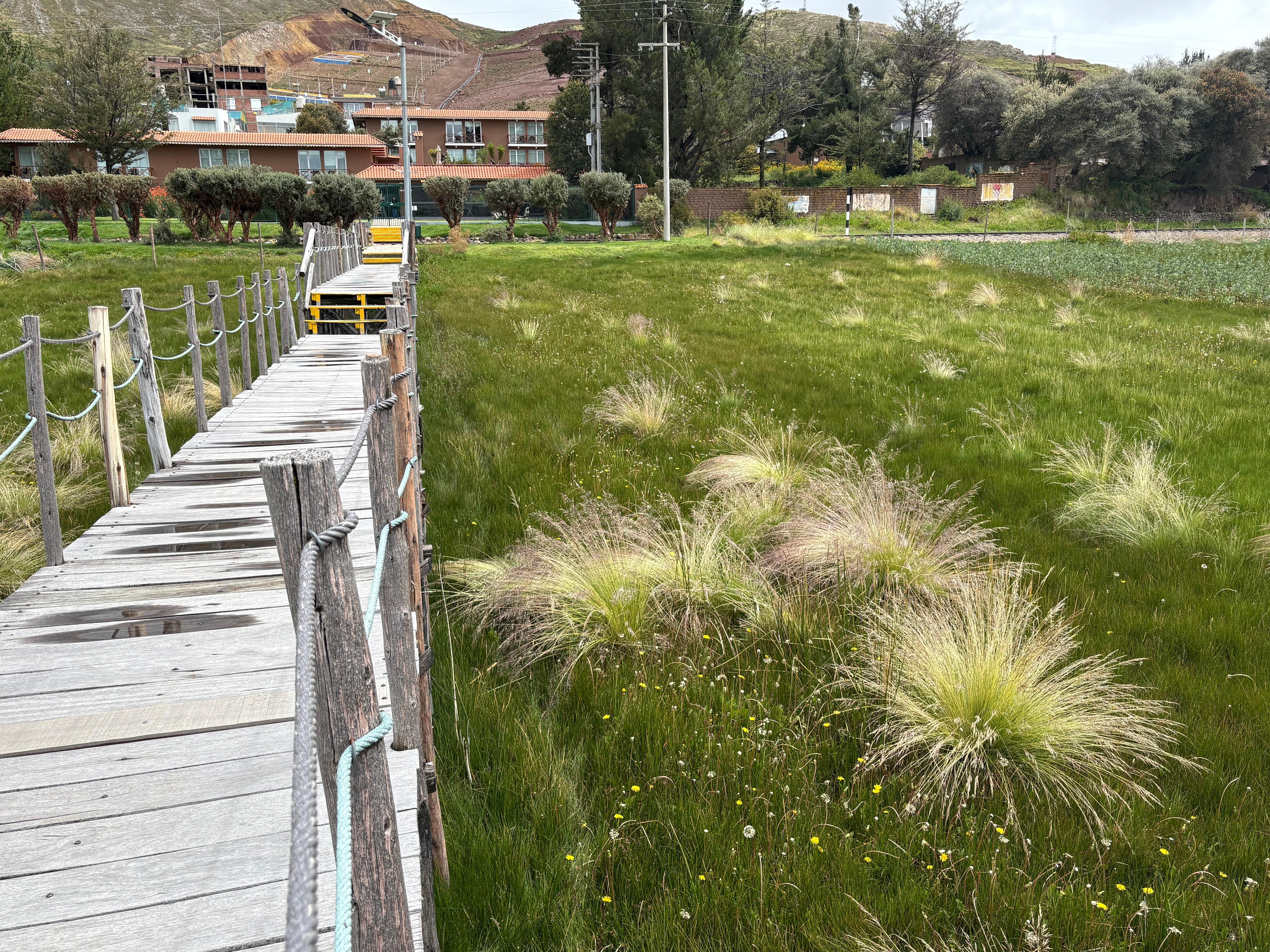 ホテル前の桟橋です。