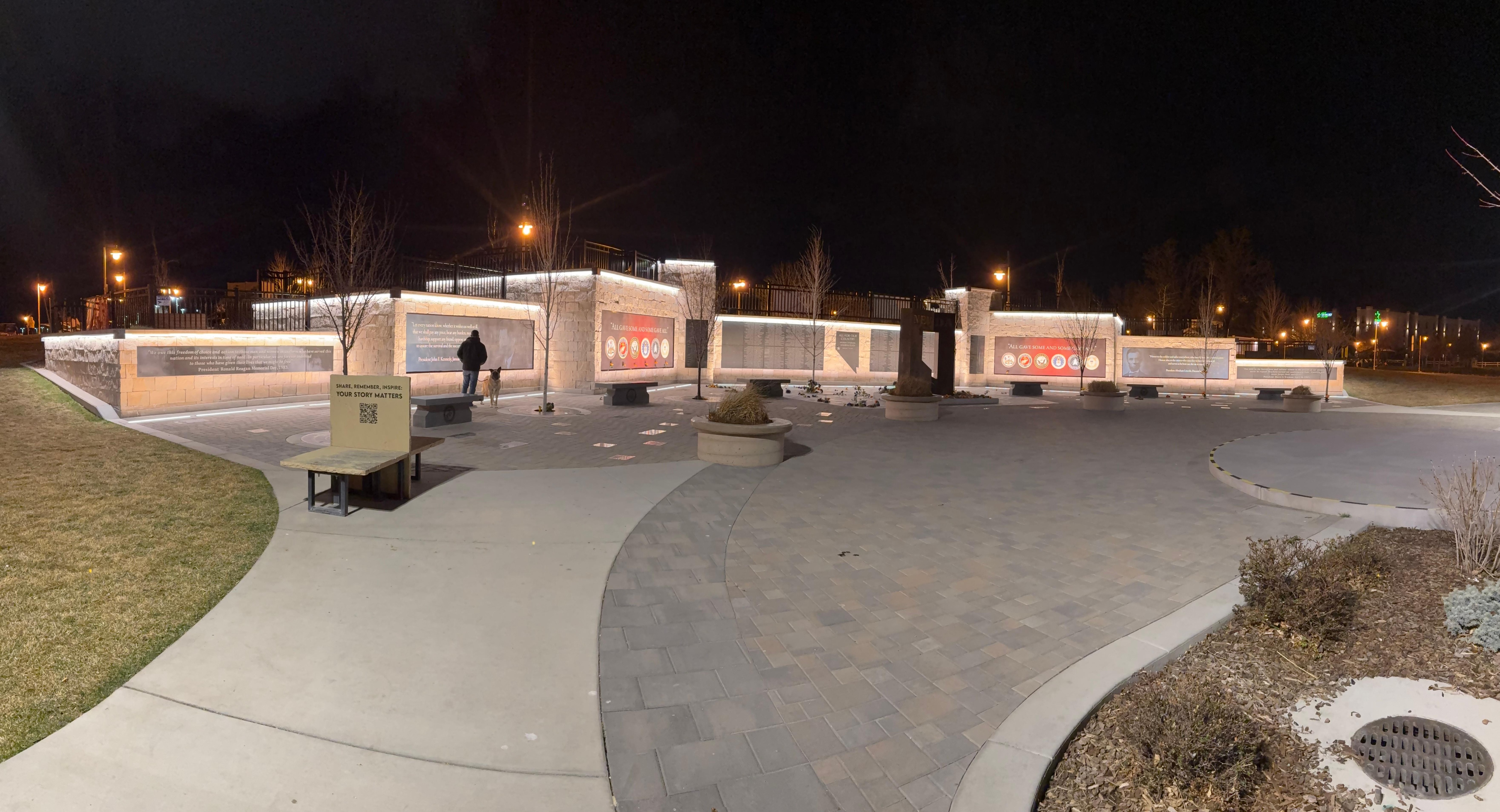 Nevada Veterans Memorial Plaza at Marina Park (across the street)