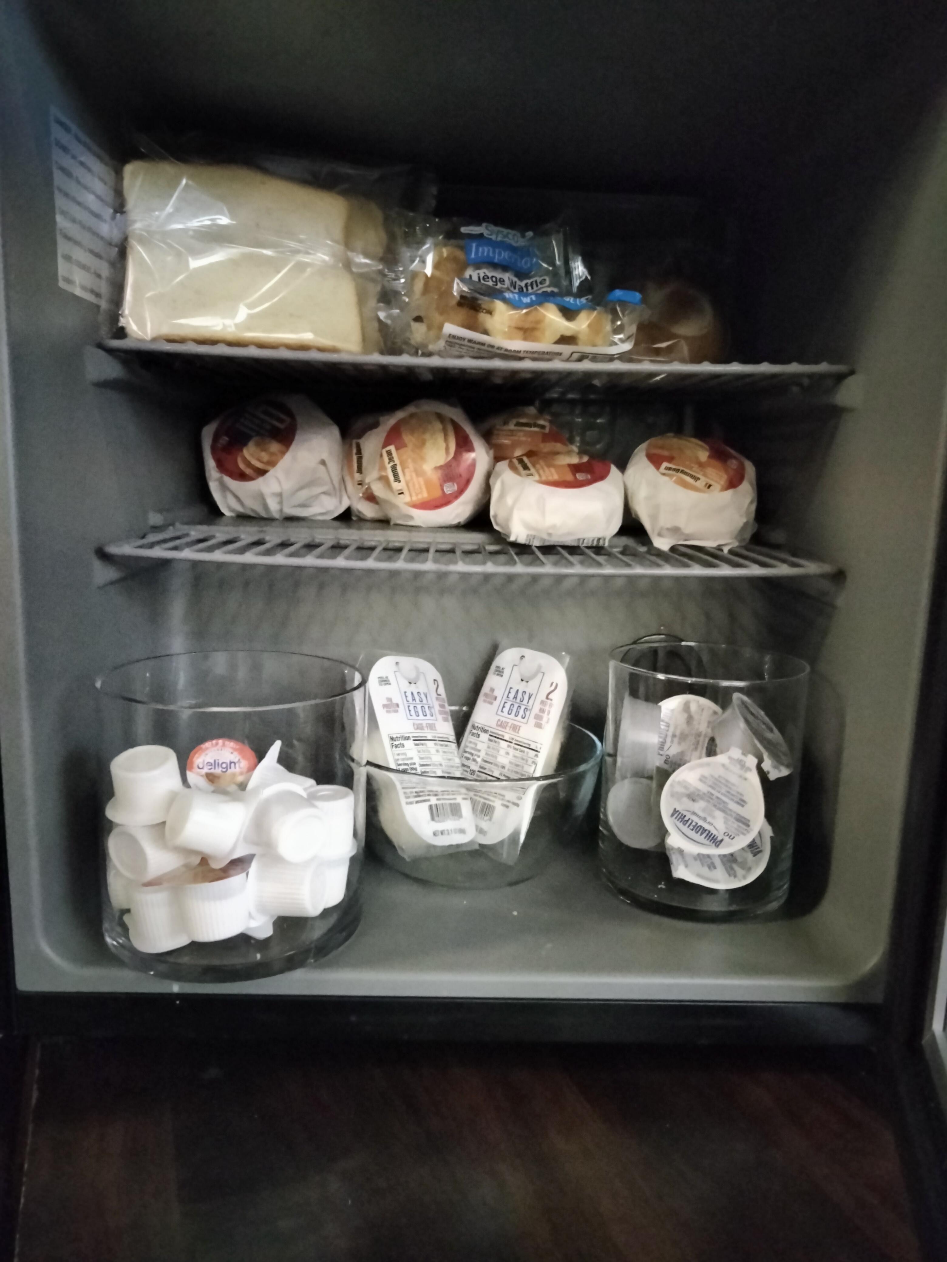 Jimmy Dean breakfast sandwiches.