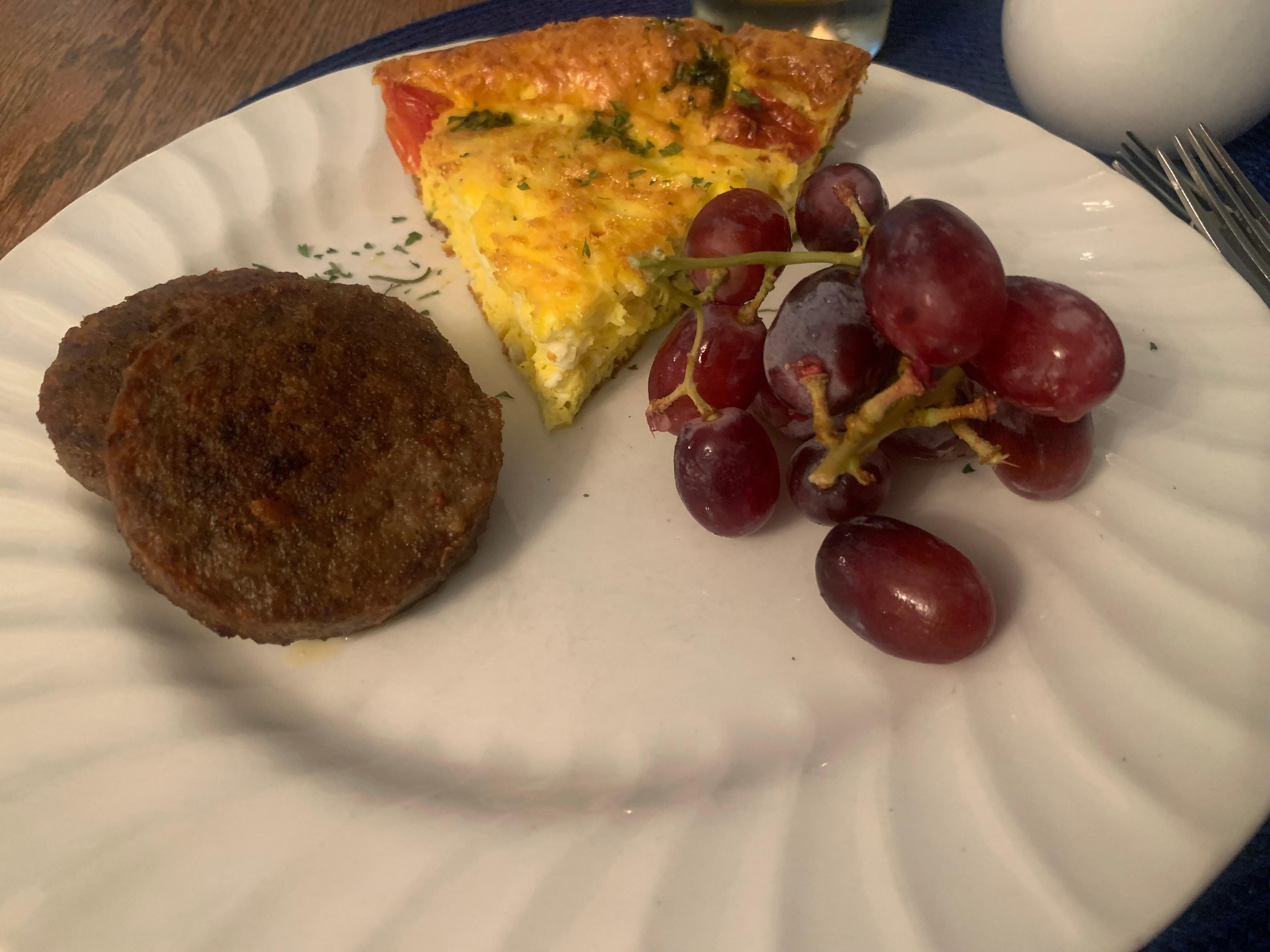 Breakfast frittata morning no 1