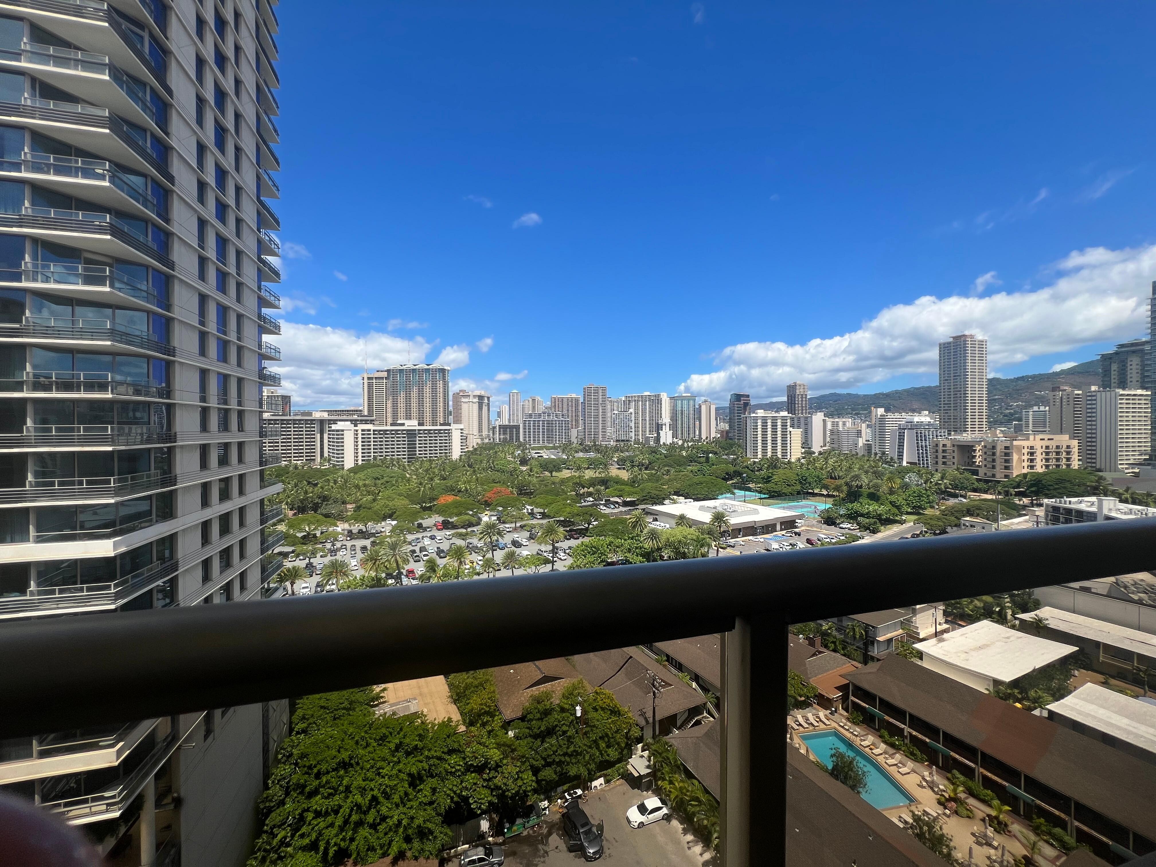 Views from balcony, we had a room with the partial view, and when you looked to the left, you could see the ocean.