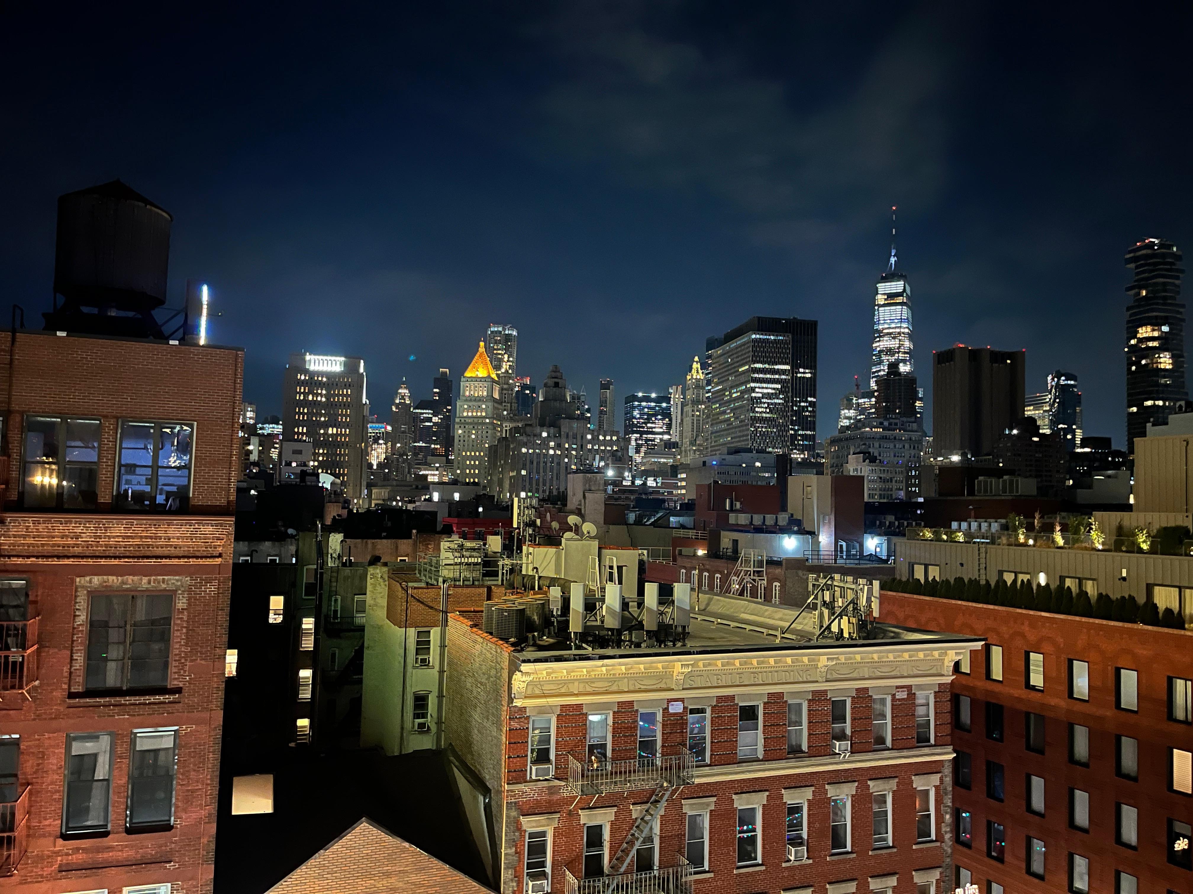 屋上から見た景色