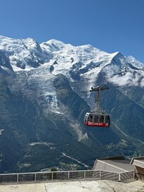 View from TMB route at Brevant