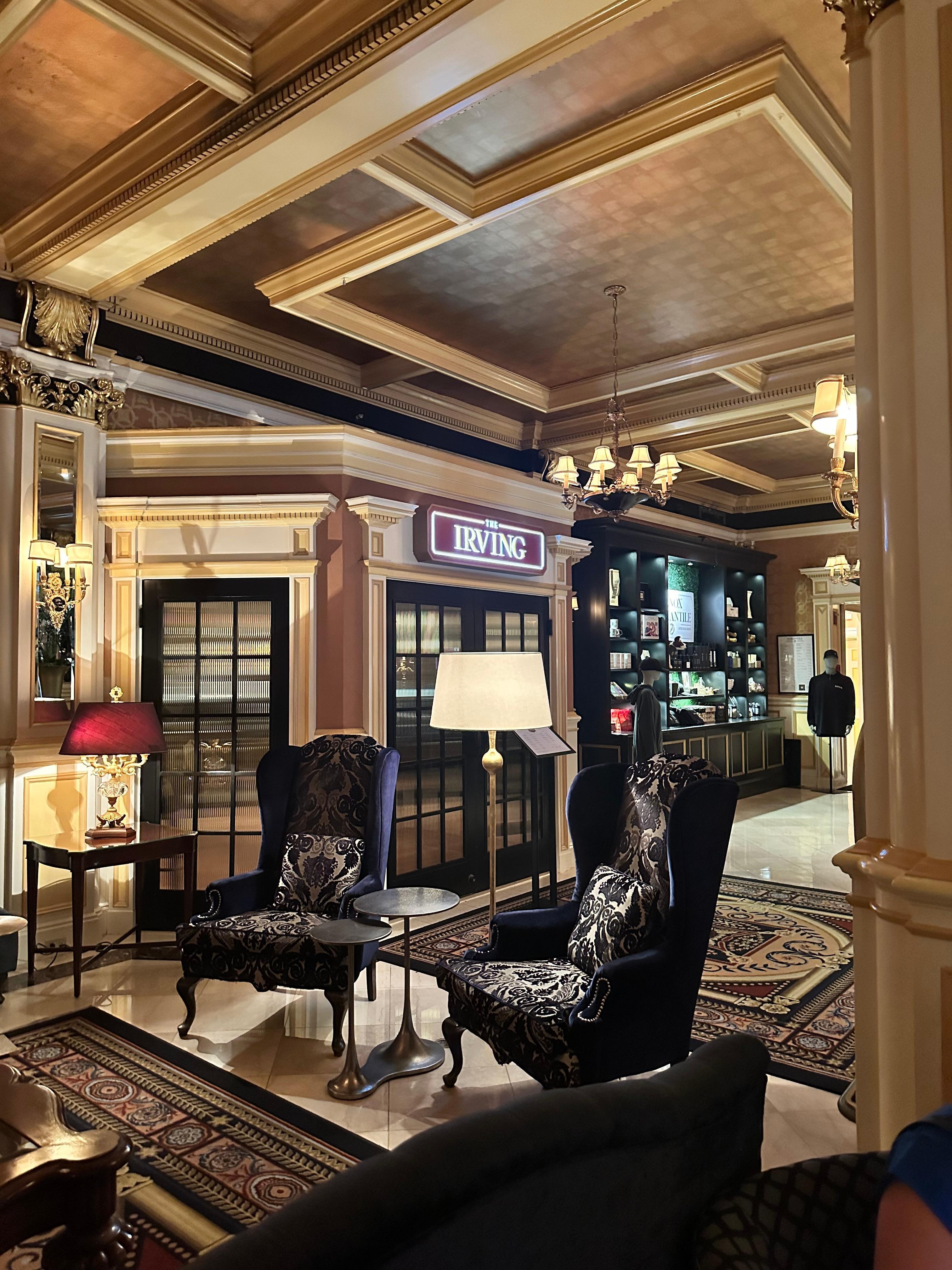 Lobby seating area 